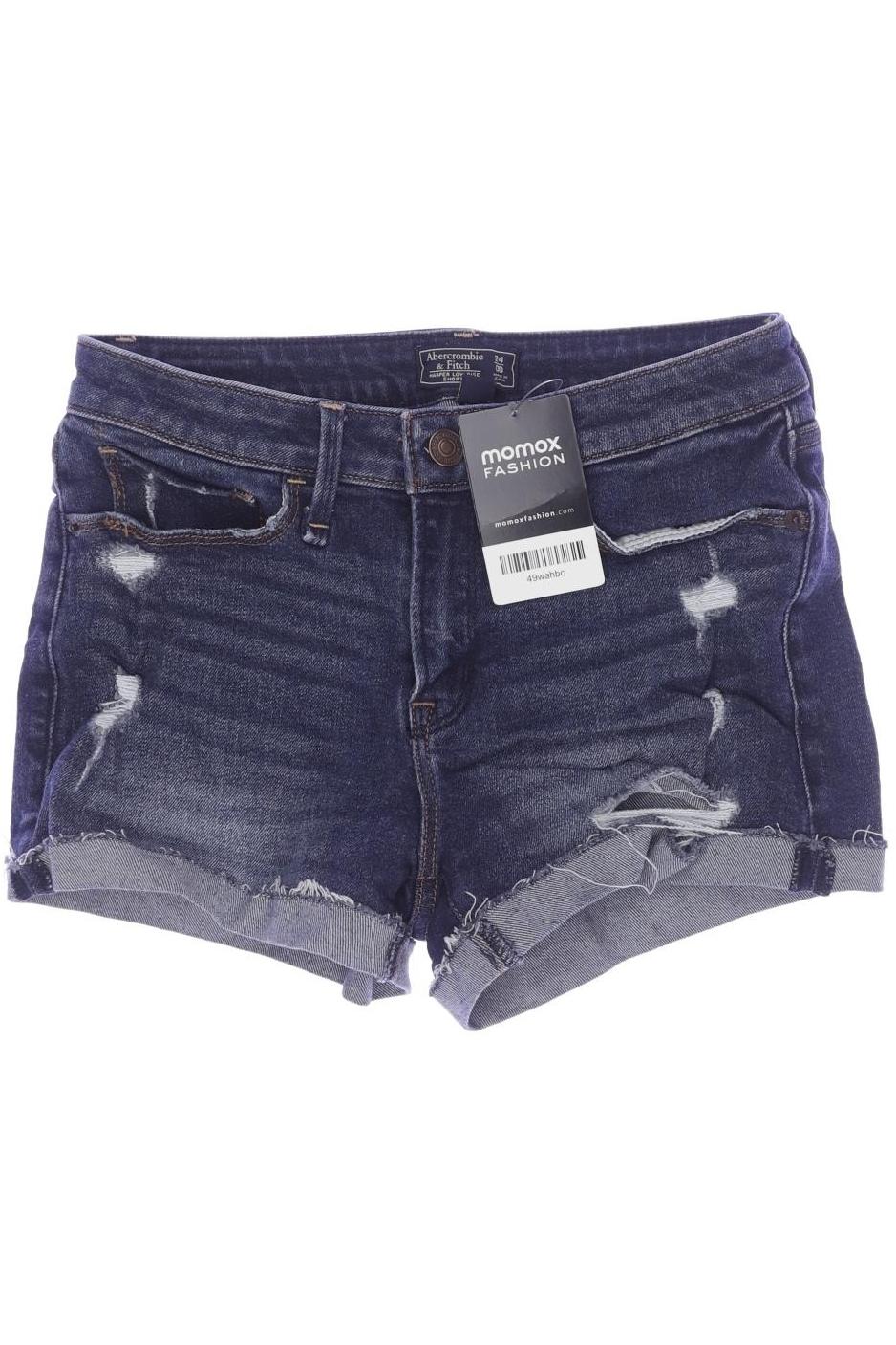 

Abercrombie & Fitch Damen Shorts, blau, Gr. 24