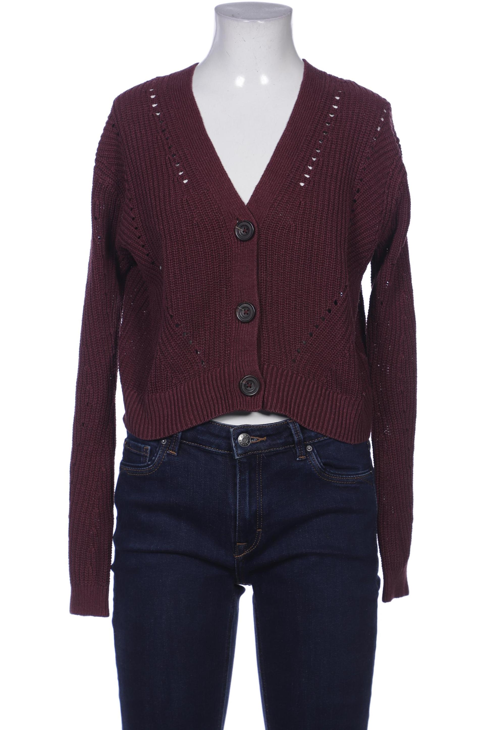 

Abercrombie & Fitch Damen Strickjacke, bordeaux, Gr. 36