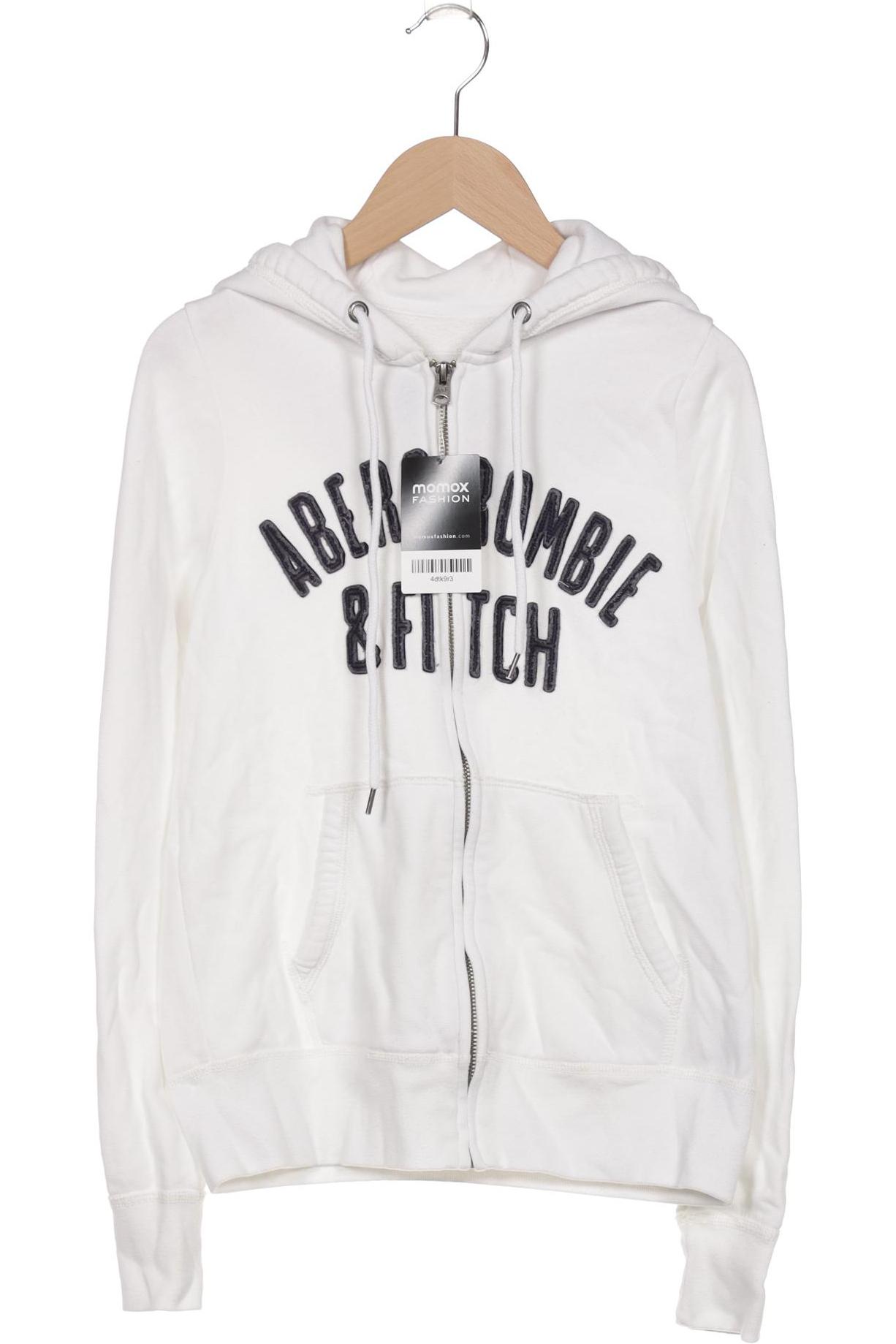 

Abercrombie & Fitch Damen Kapuzenpullover, weiß, Gr. 34
