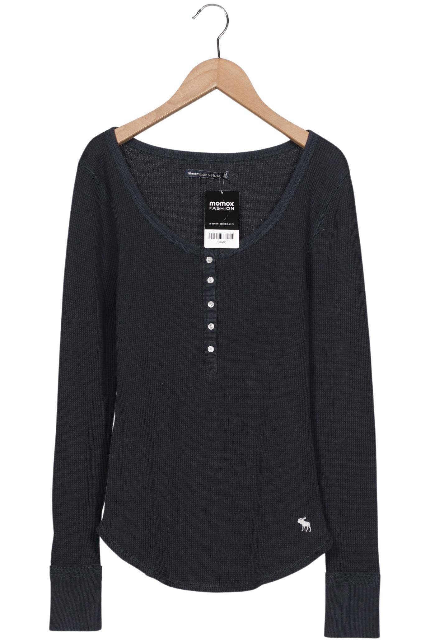 

Abercrombie & Fitch Damen Langarmshirt, marineblau, Gr. 38