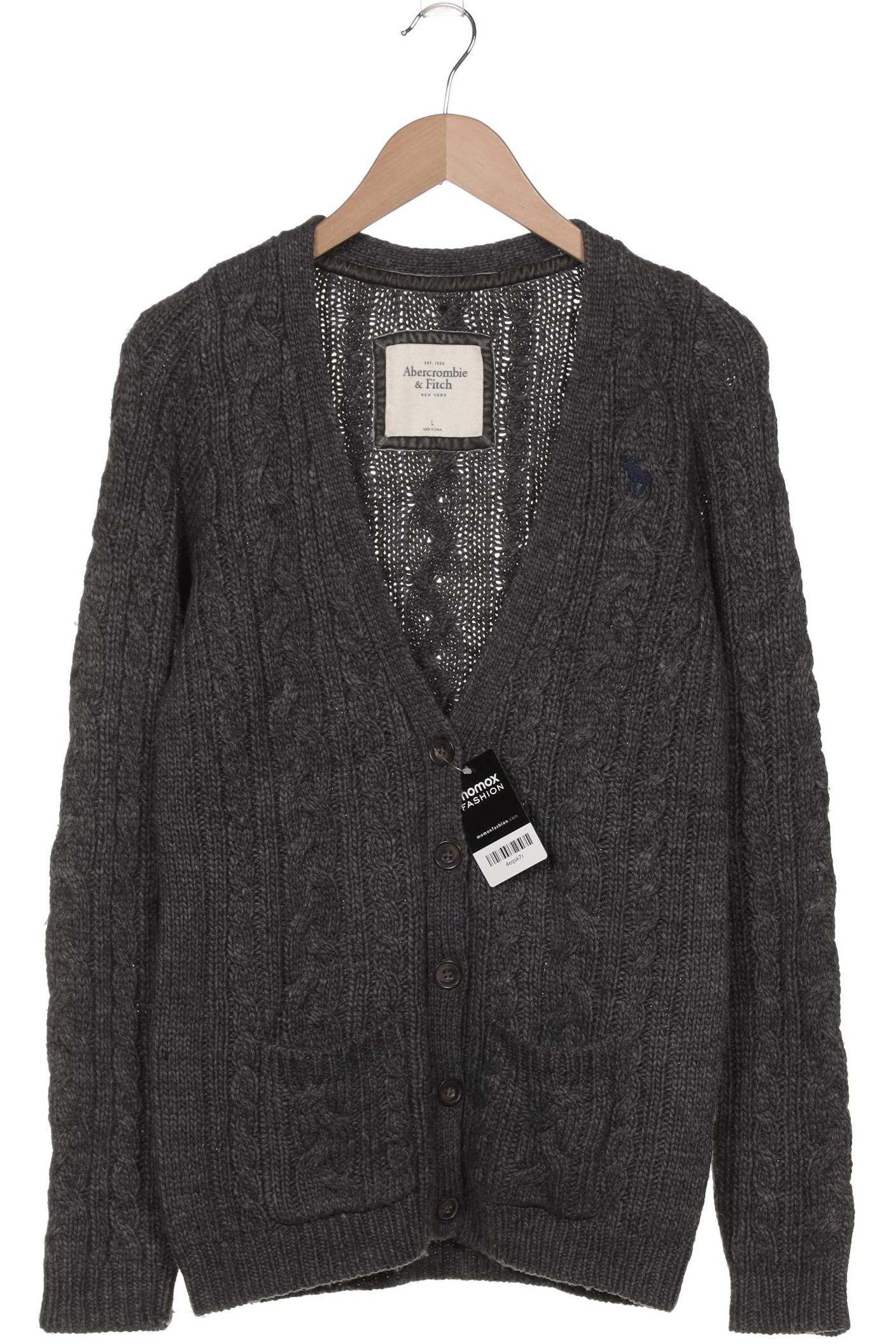 

Abercrombie & Fitch Damen Strickjacke, grau, Gr. 42