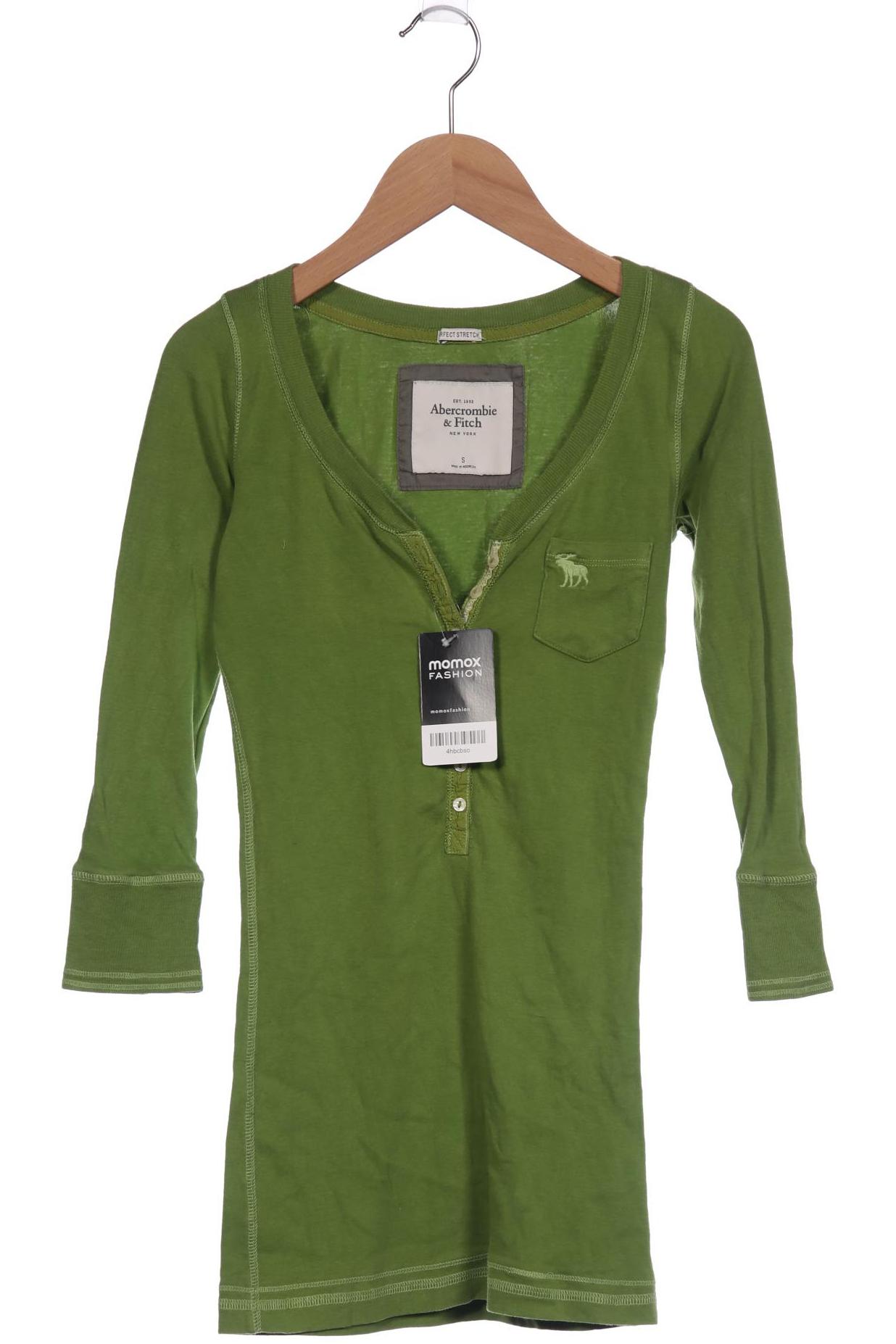 

Abercrombie & Fitch Damen Langarmshirt, grün