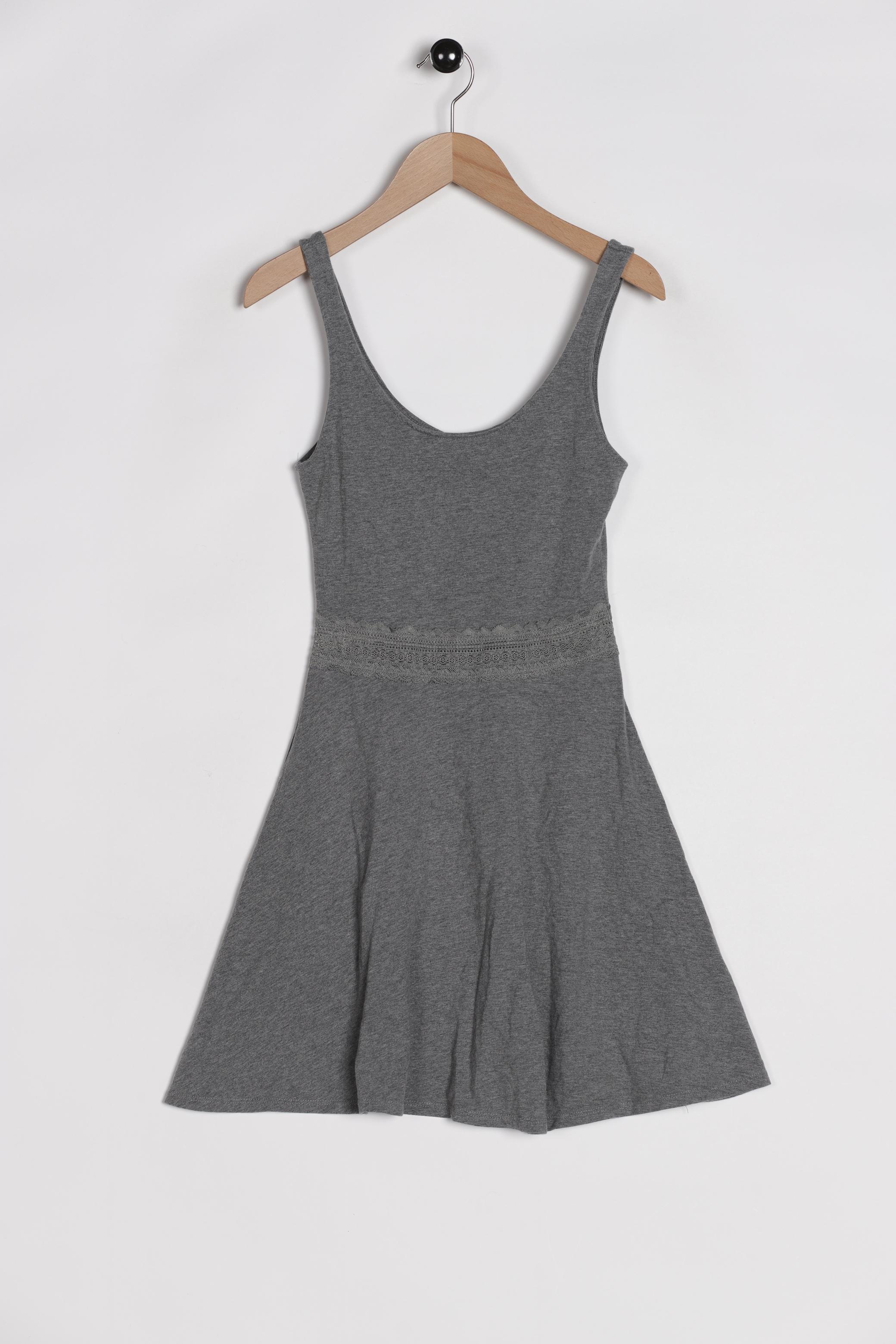 

Abercrombie & Fitch Damen Kleid, grau, Gr. 34