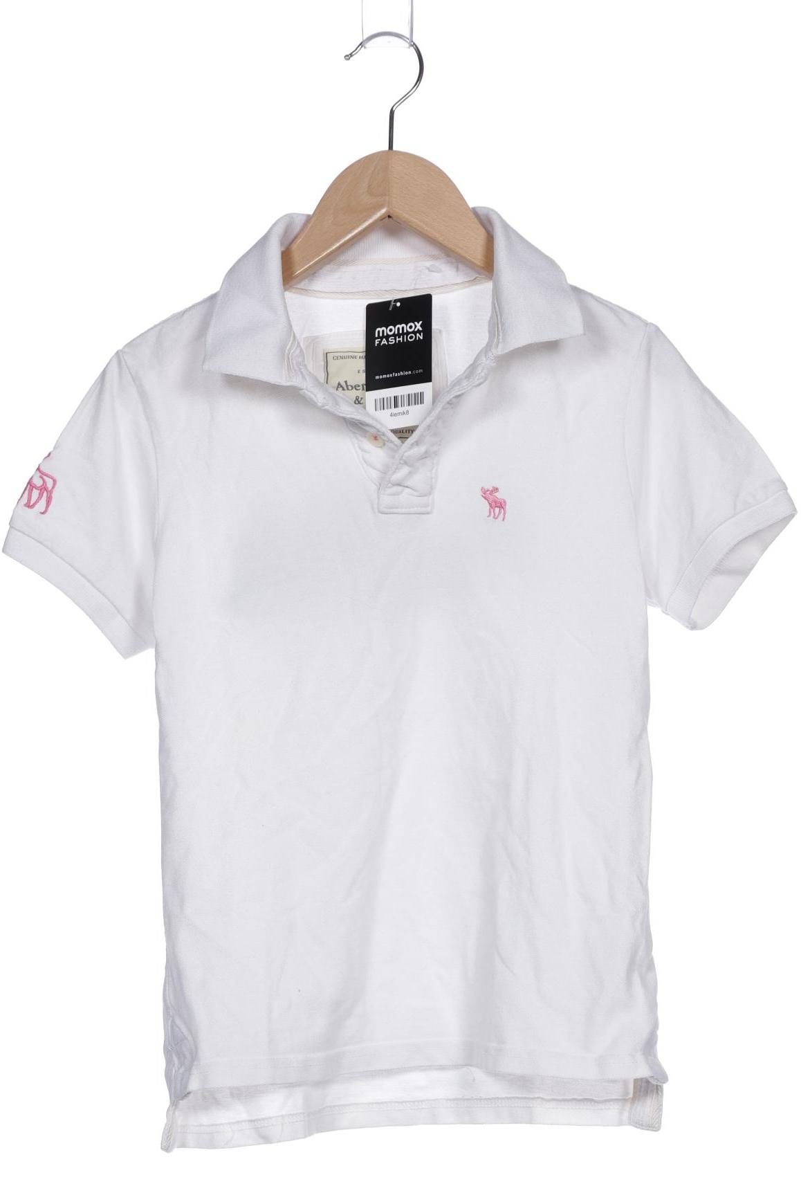 

Abercrombie & Fitch Damen Poloshirt, weiß, Gr. 38