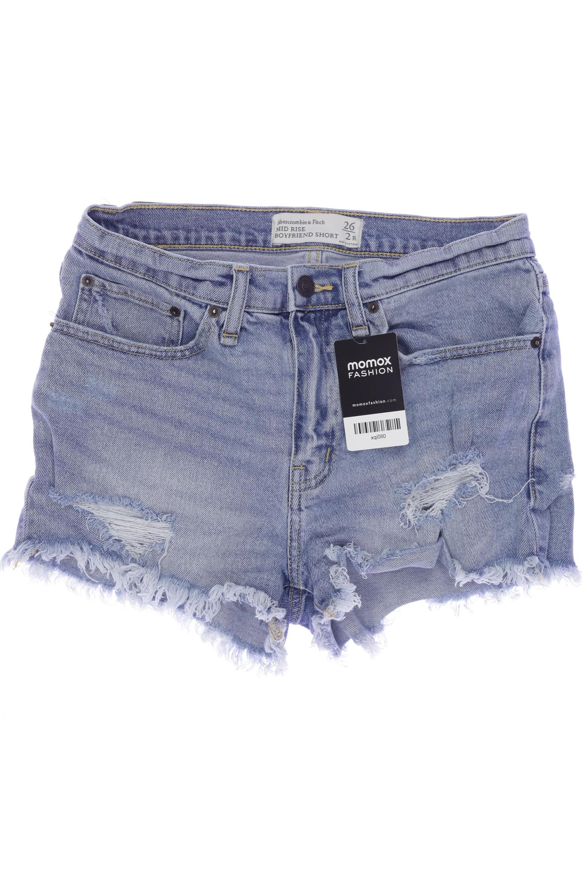

Abercrombie & Fitch Damen Shorts, blau, Gr. 26