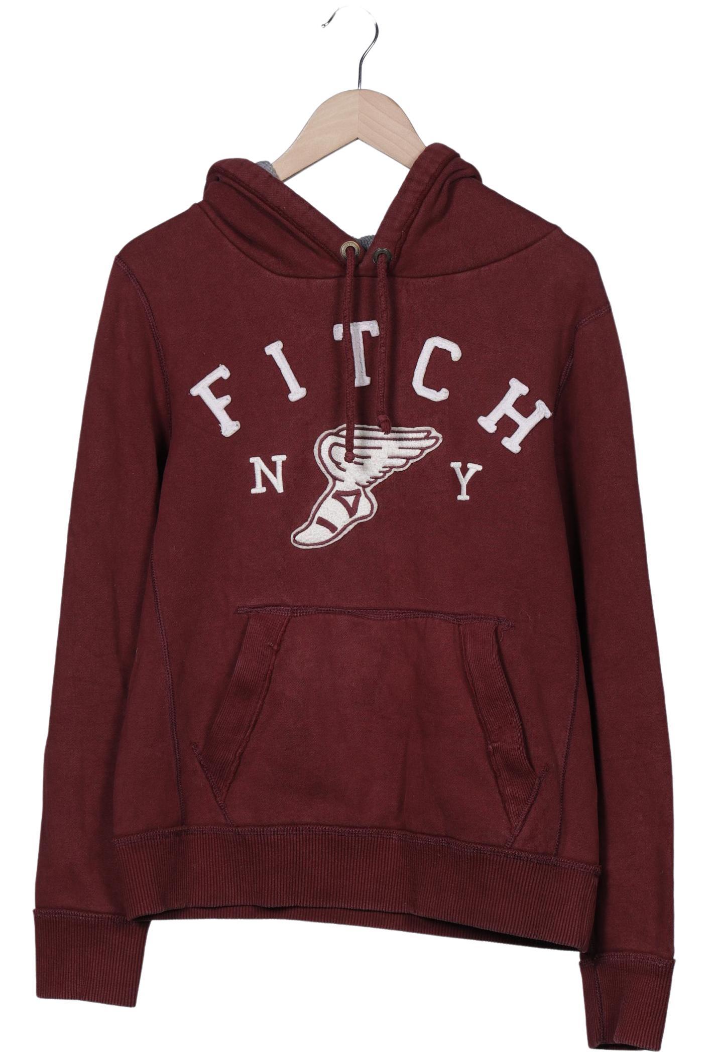

Abercrombie & Fitch Damen Kapuzenpullover, bordeaux, Gr. 38