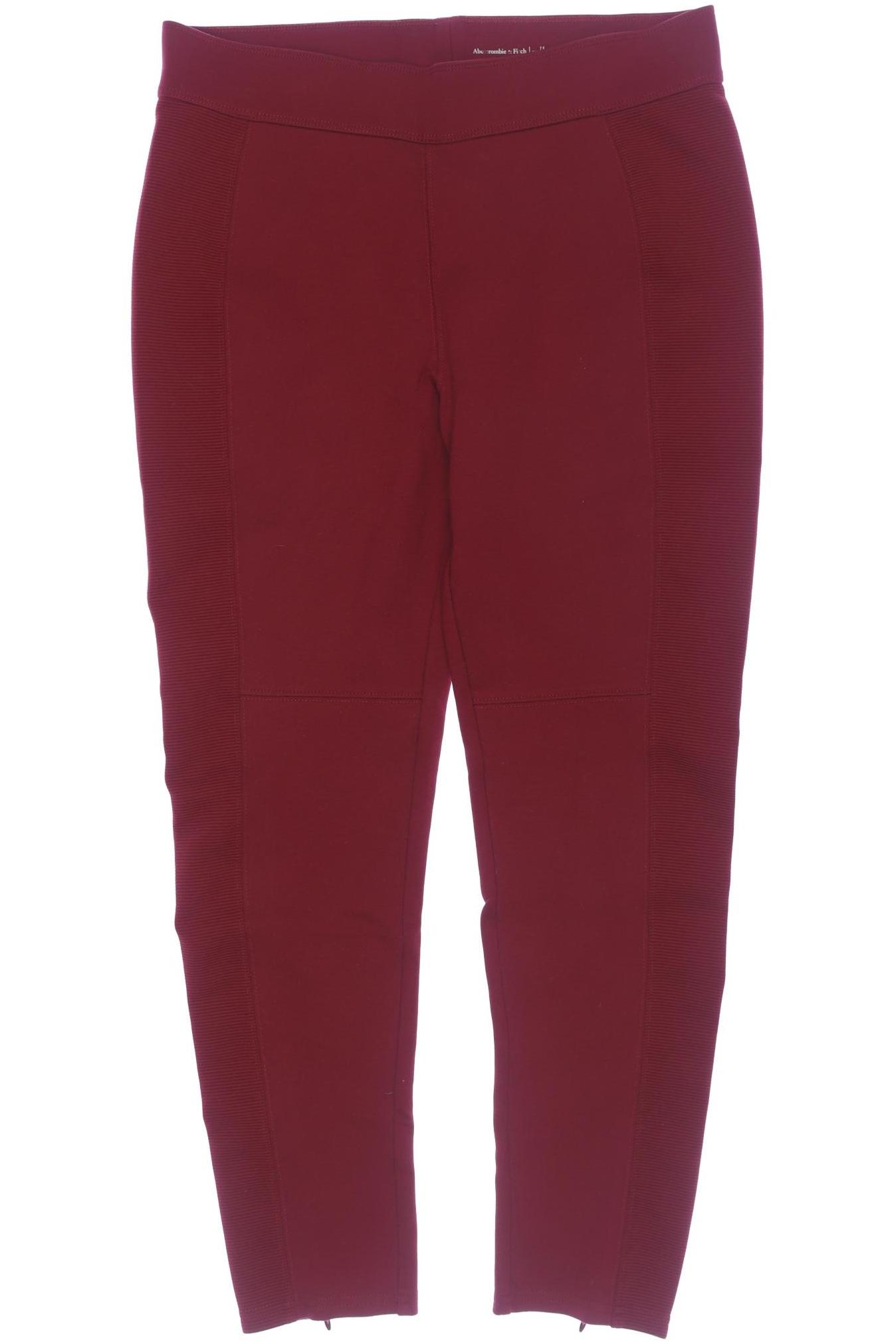 

Abercrombie & Fitch Damen Stoffhose, rot, Gr. 0