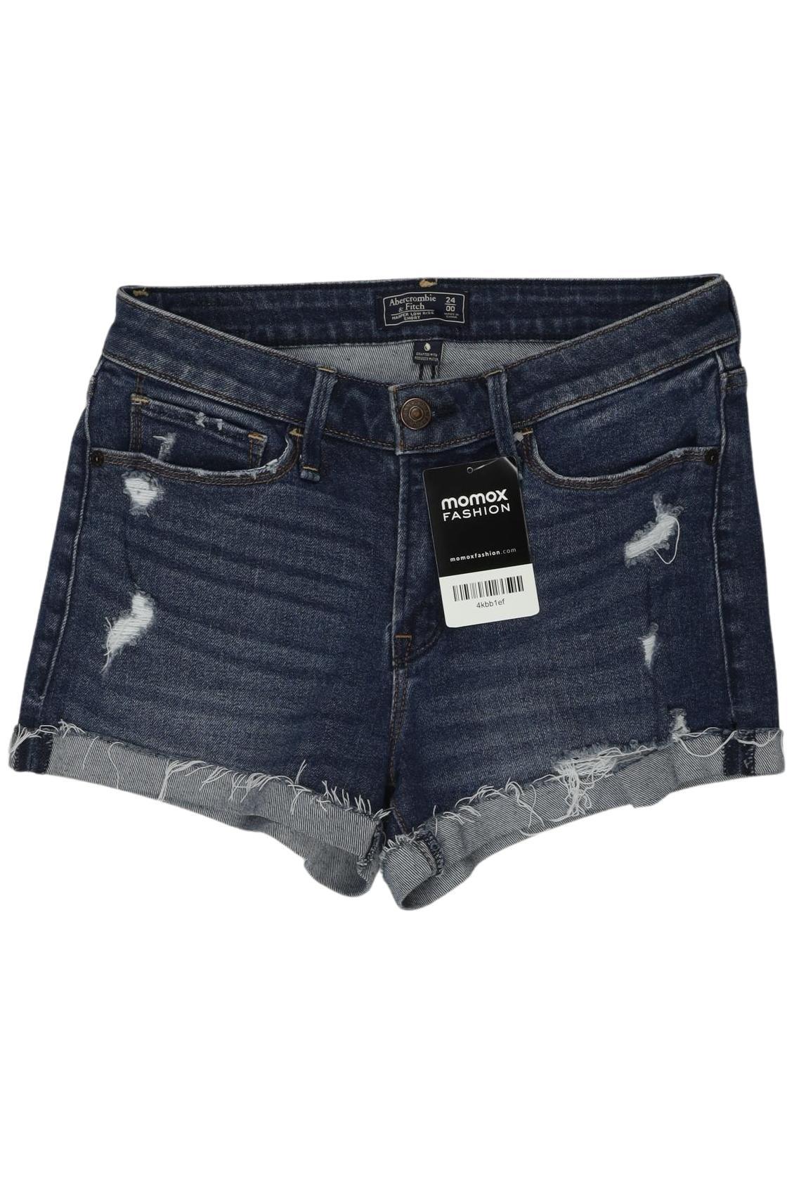 

Abercrombie & Fitch Damen Shorts, blau, Gr. 24