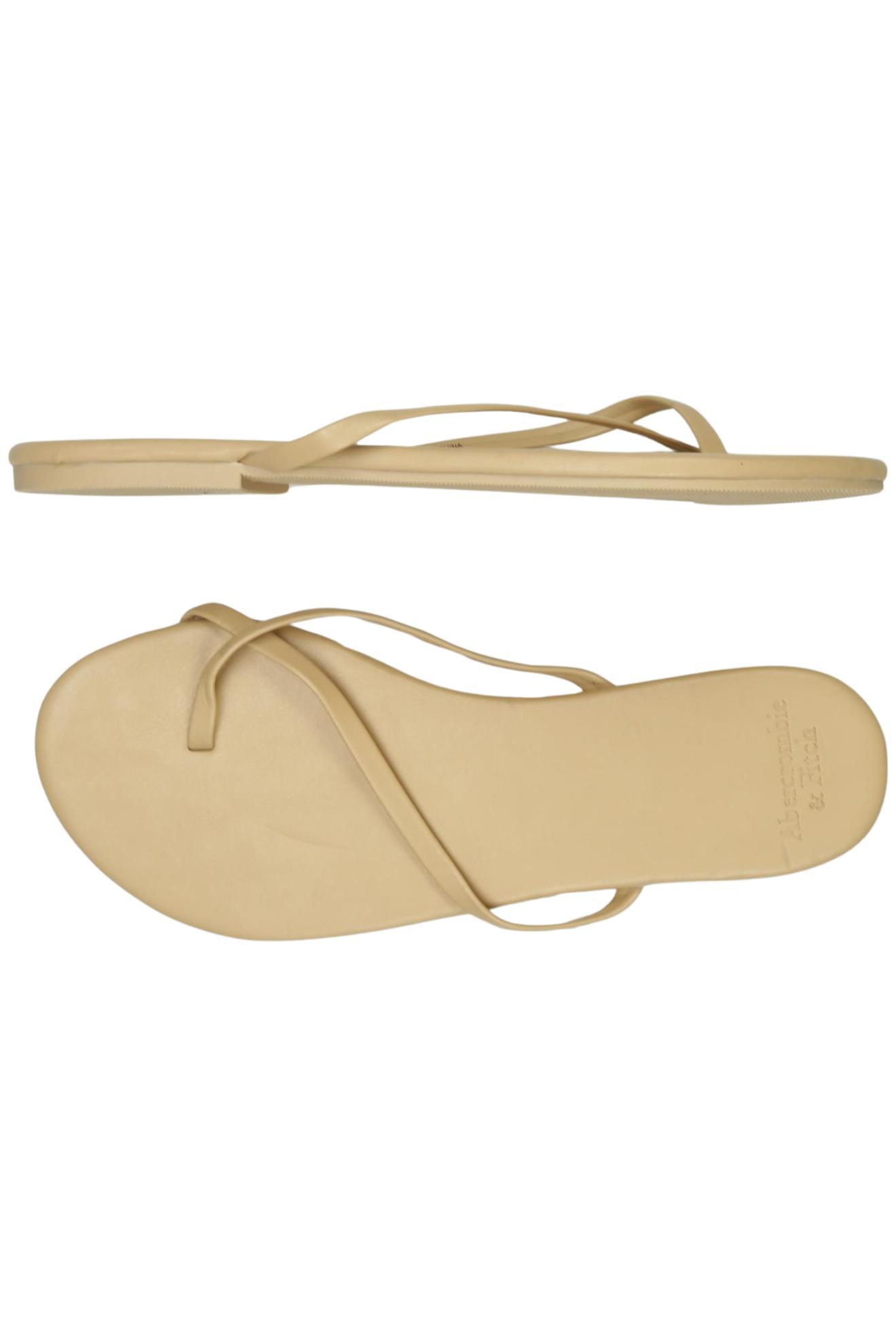 

Abercrombie & Fitch Damen Sandale, beige, Gr. 38