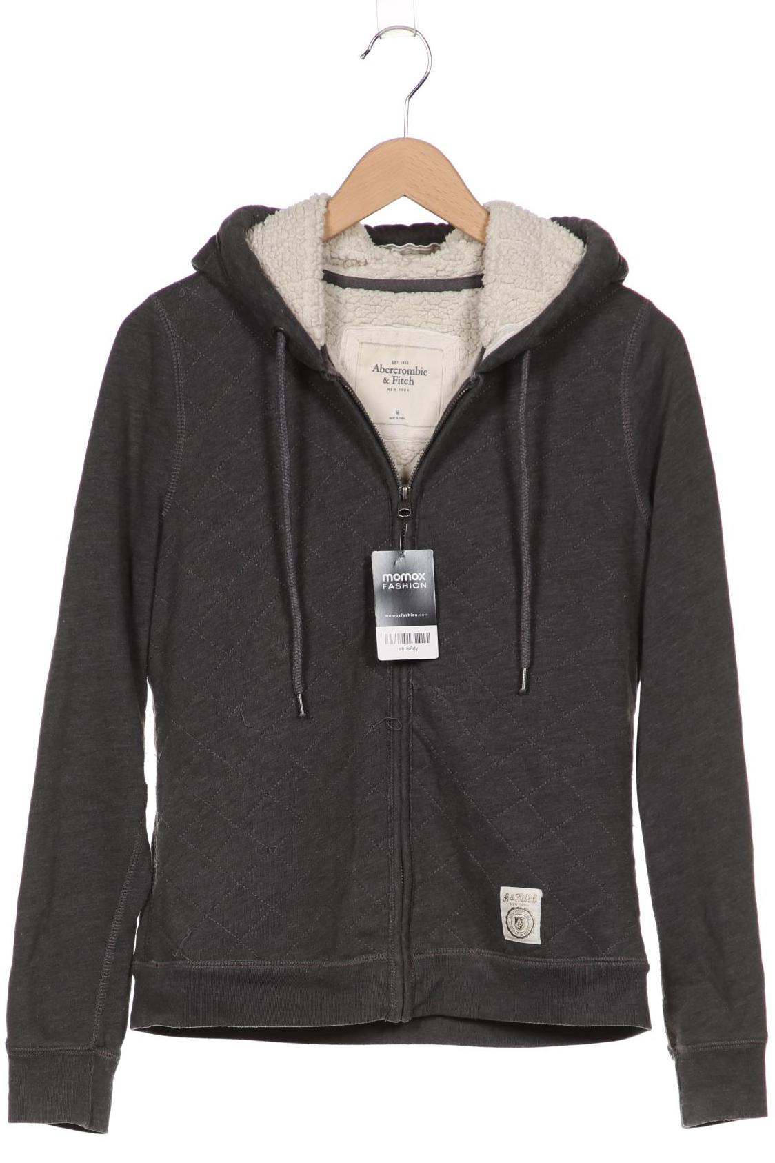 

Abercrombie & Fitch Damen Kapuzenpullover, grau, Gr. 38