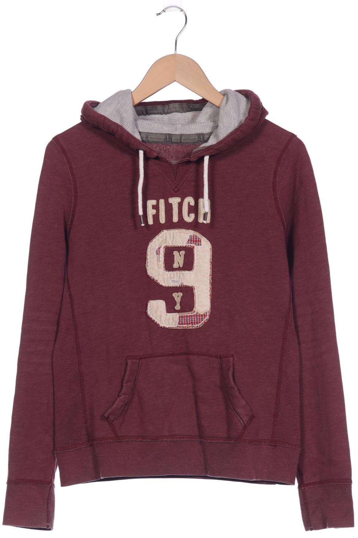 

Abercrombie & Fitch Damen Kapuzenpullover, bordeaux, Gr. 42