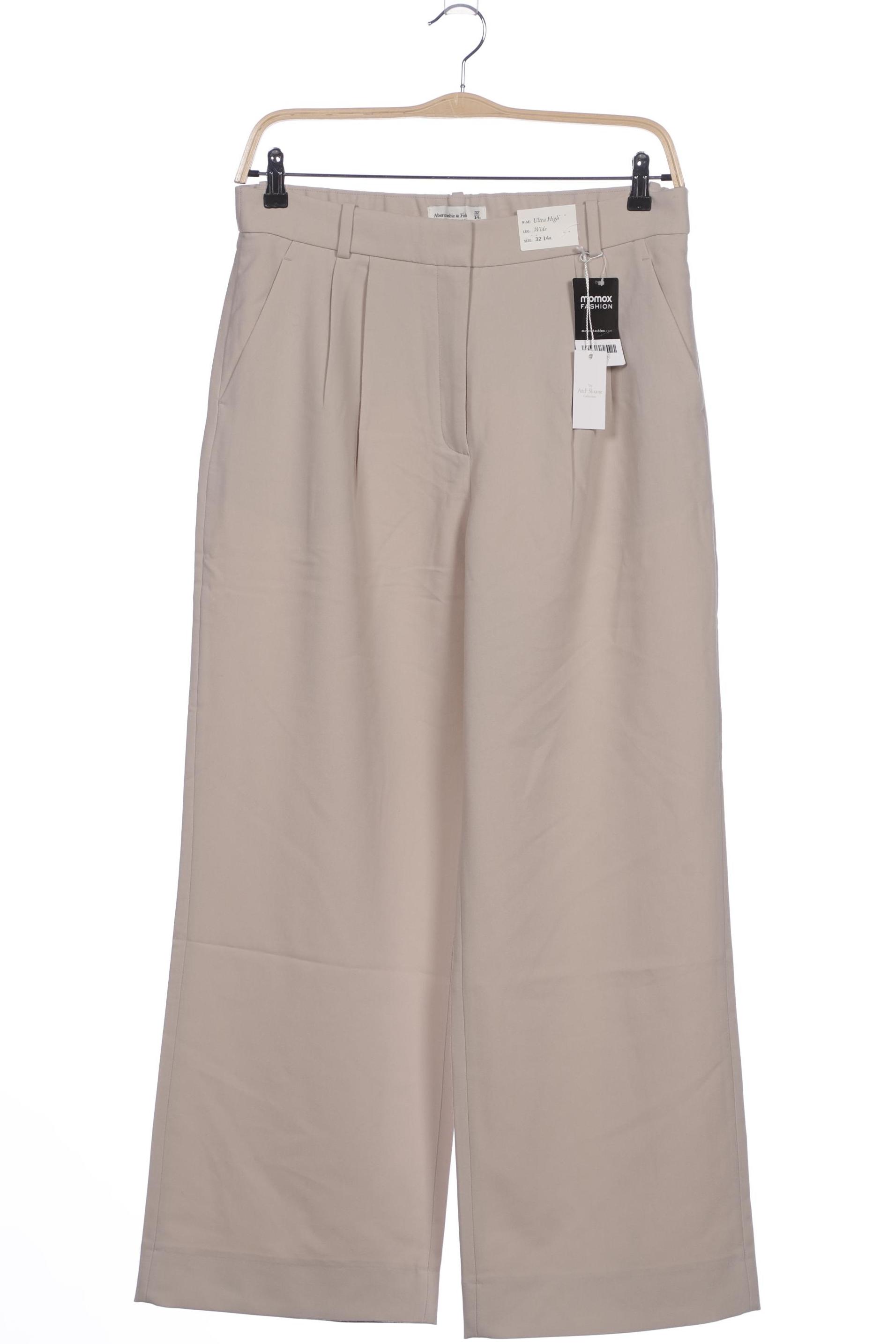 

Abercrombie & Fitch Damen Stoffhose, beige, Gr. 32