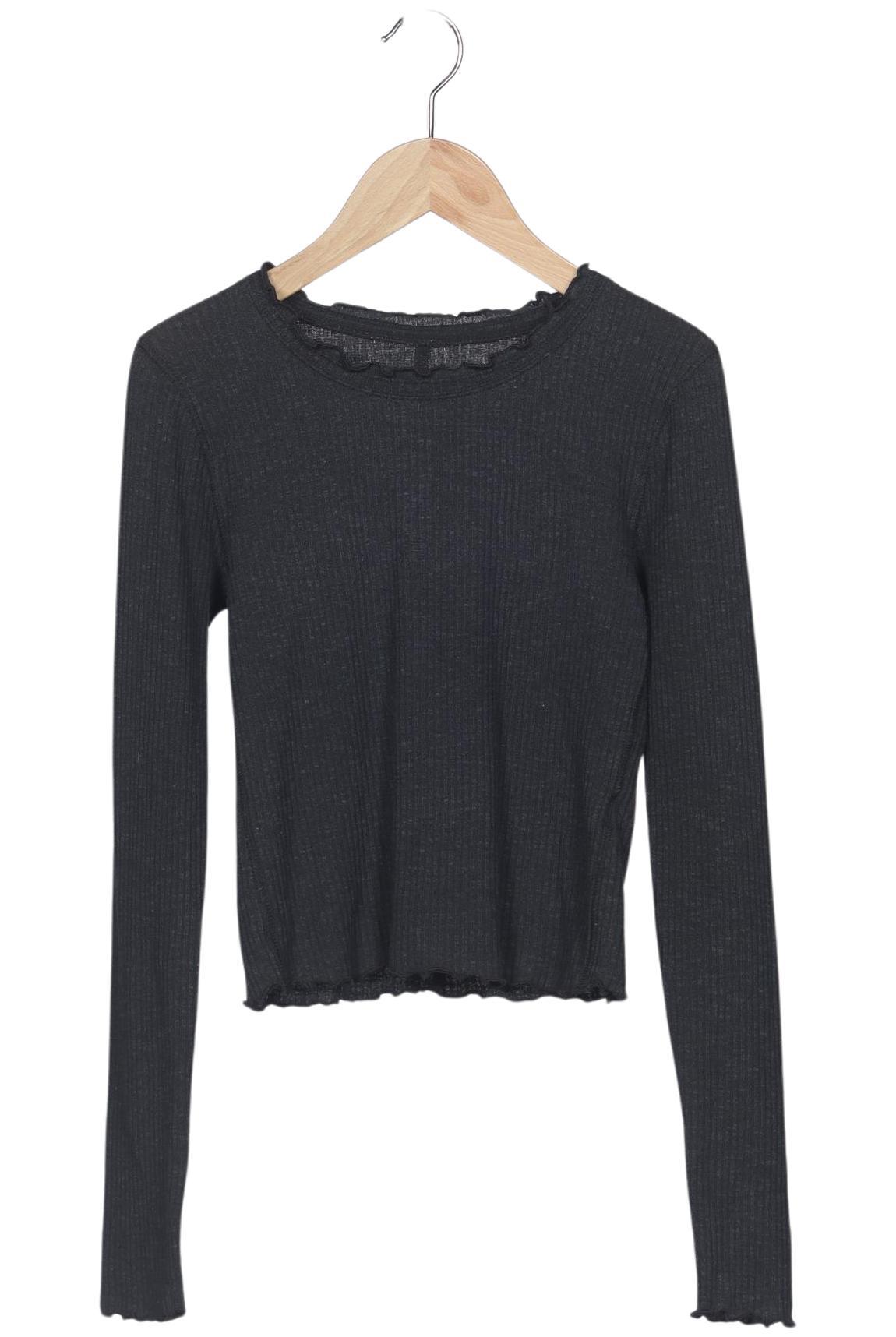 

Abercrombie & Fitch Damen Langarmshirt, grau, Gr. 34