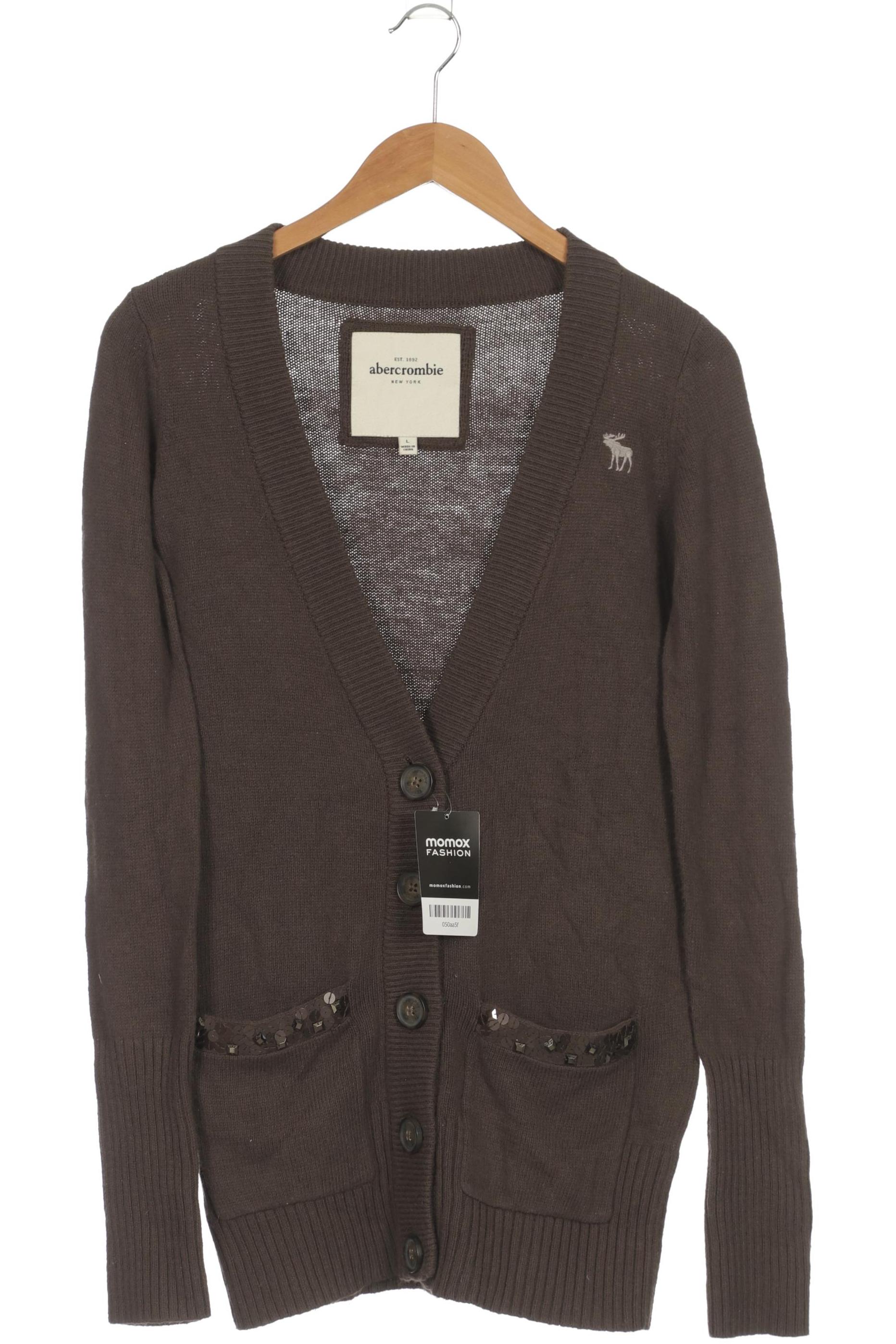 

Abercrombie & Fitch Damen Strickjacke, braun, Gr. 42