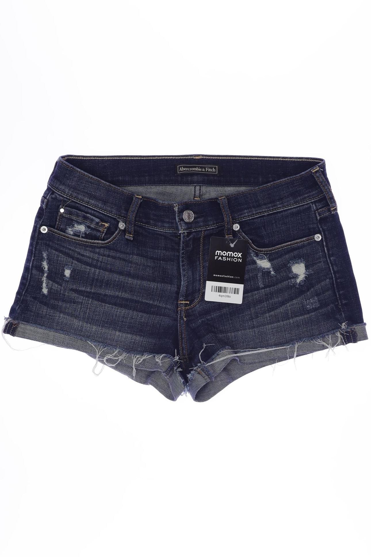 

Abercrombie & Fitch Damen Shorts, marineblau, Gr. 26