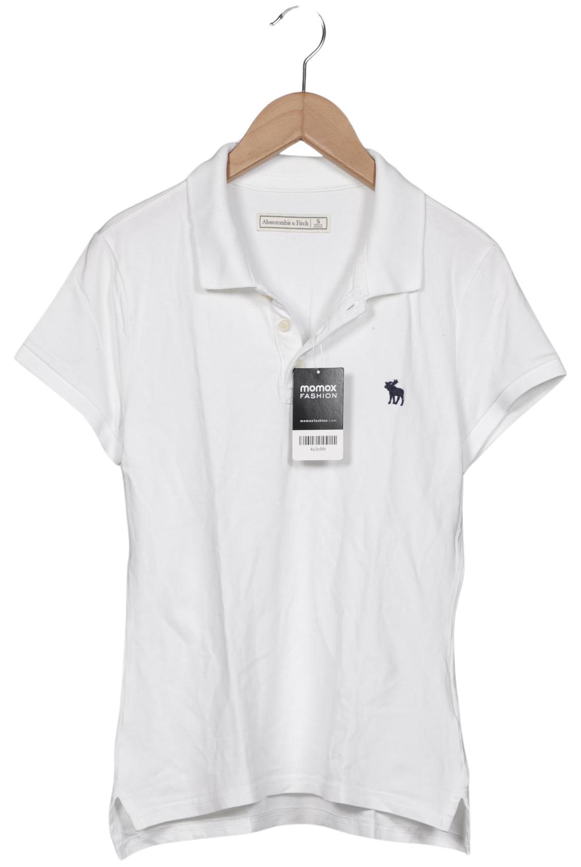 

Abercrombie & Fitch Damen Poloshirt, weiß, Gr. 36