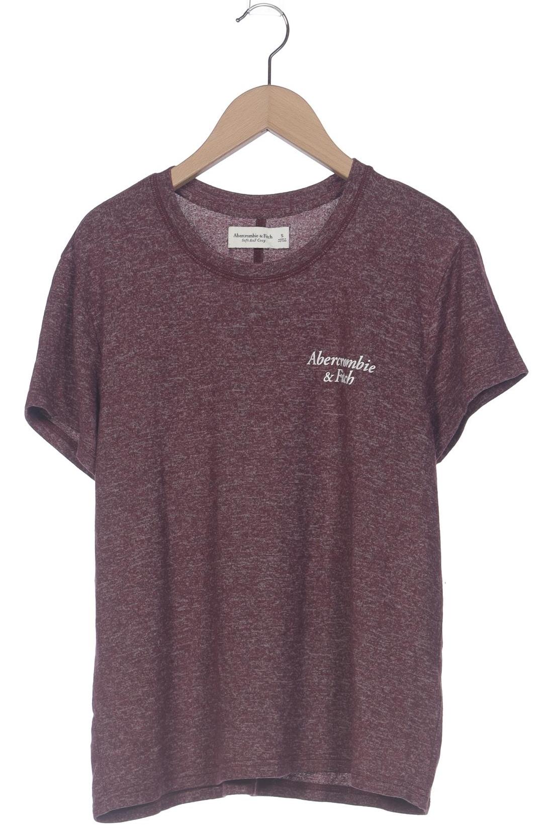 

Abercrombie & Fitch Damen T-Shirt, bordeaux, Gr. 36