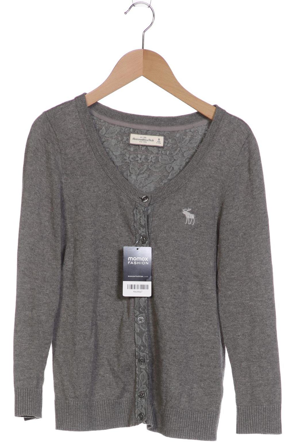 

Abercrombie & Fitch Damen Strickjacke, grau