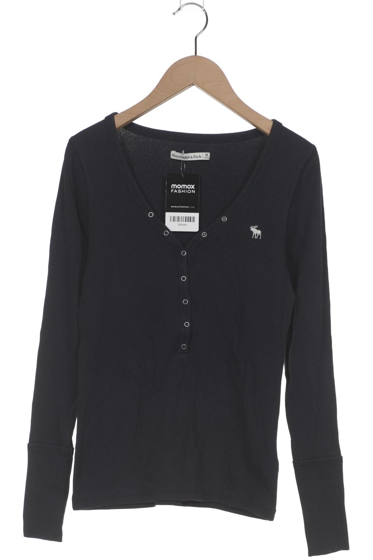 

Abercrombie & Fitch Damen Langarmshirt, marineblau, Gr. 38
