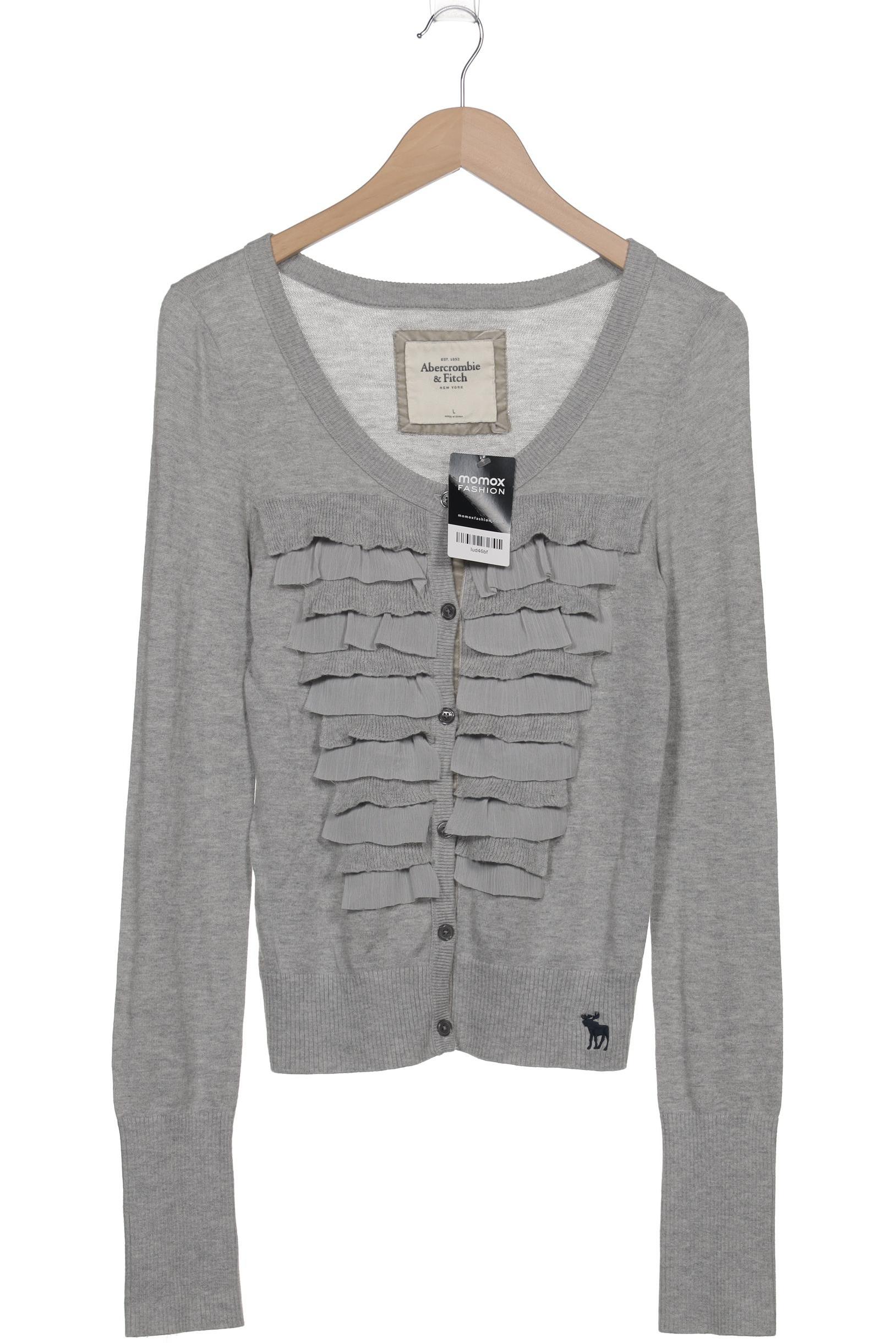 

Abercrombie & Fitch Damen Strickjacke, grau, Gr. 42