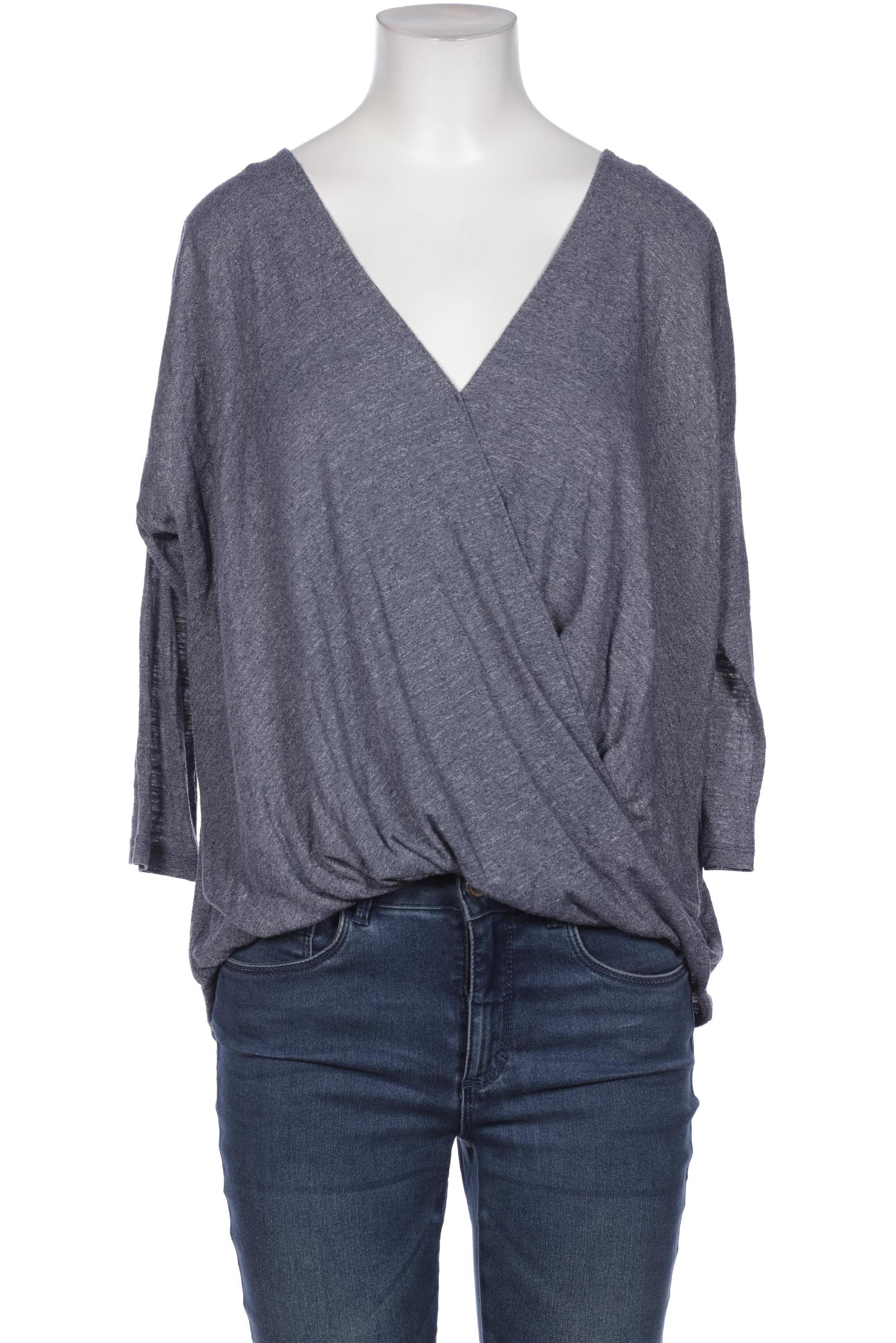 

Abercrombie & Fitch Damen Langarmshirt, blau, Gr. 36