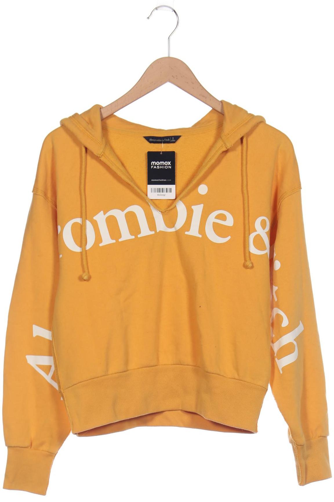 

Abercrombie & Fitch Damen Kapuzenpullover, gelb, Gr. 36