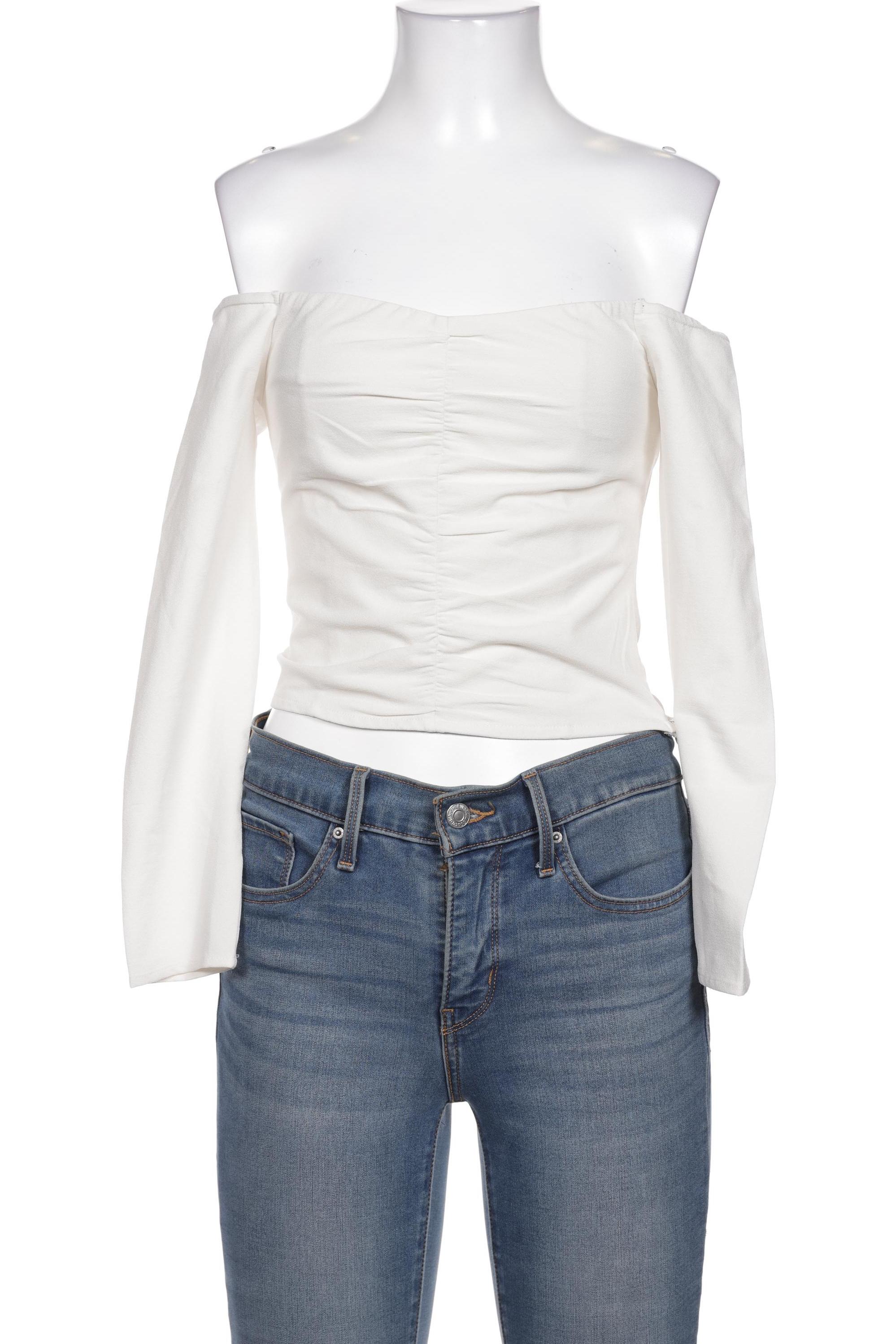 

Abercrombie & Fitch Damen Langarmshirt, weiß