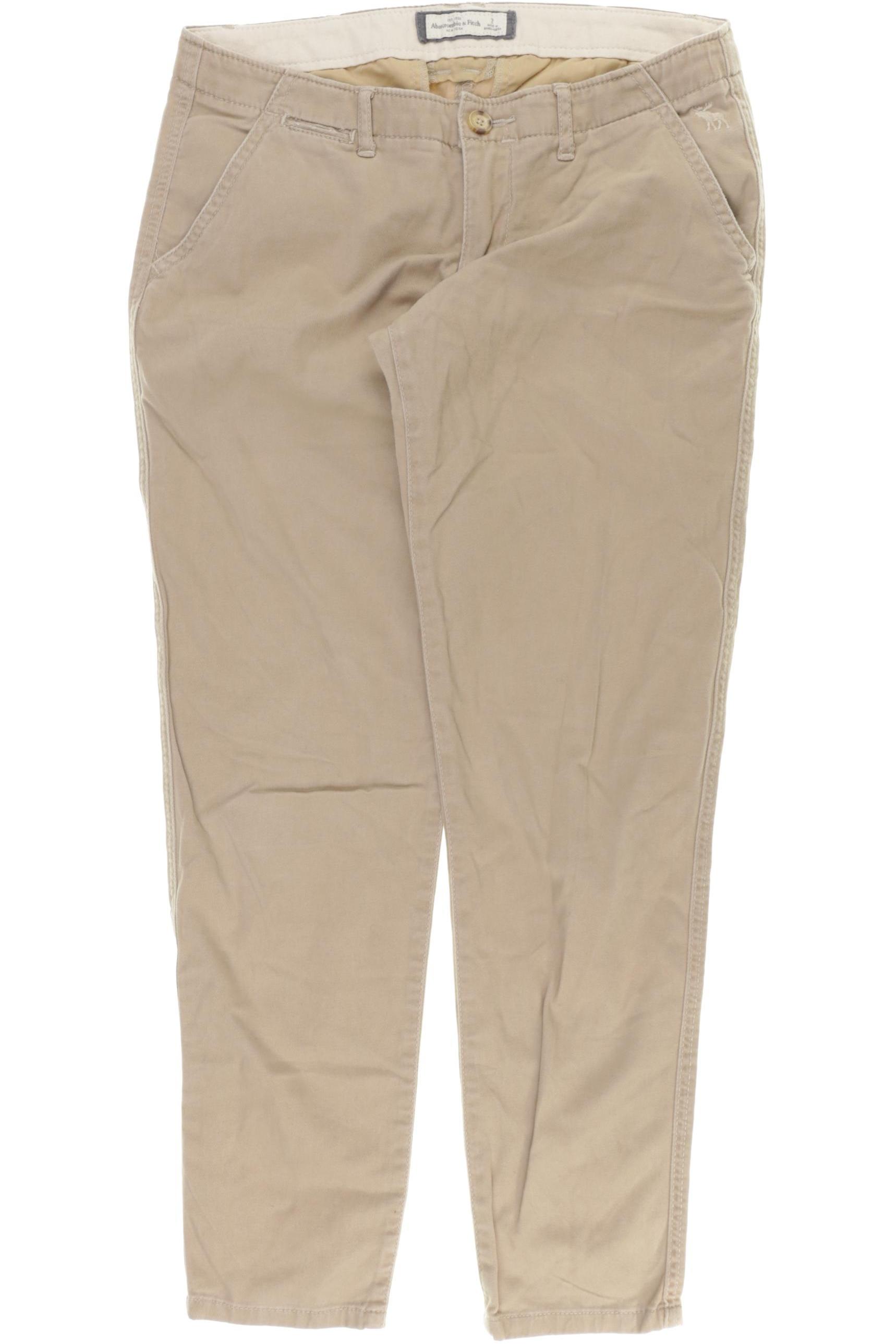 

Abercrombie & Fitch Damen Stoffhose, beige, Gr. 2