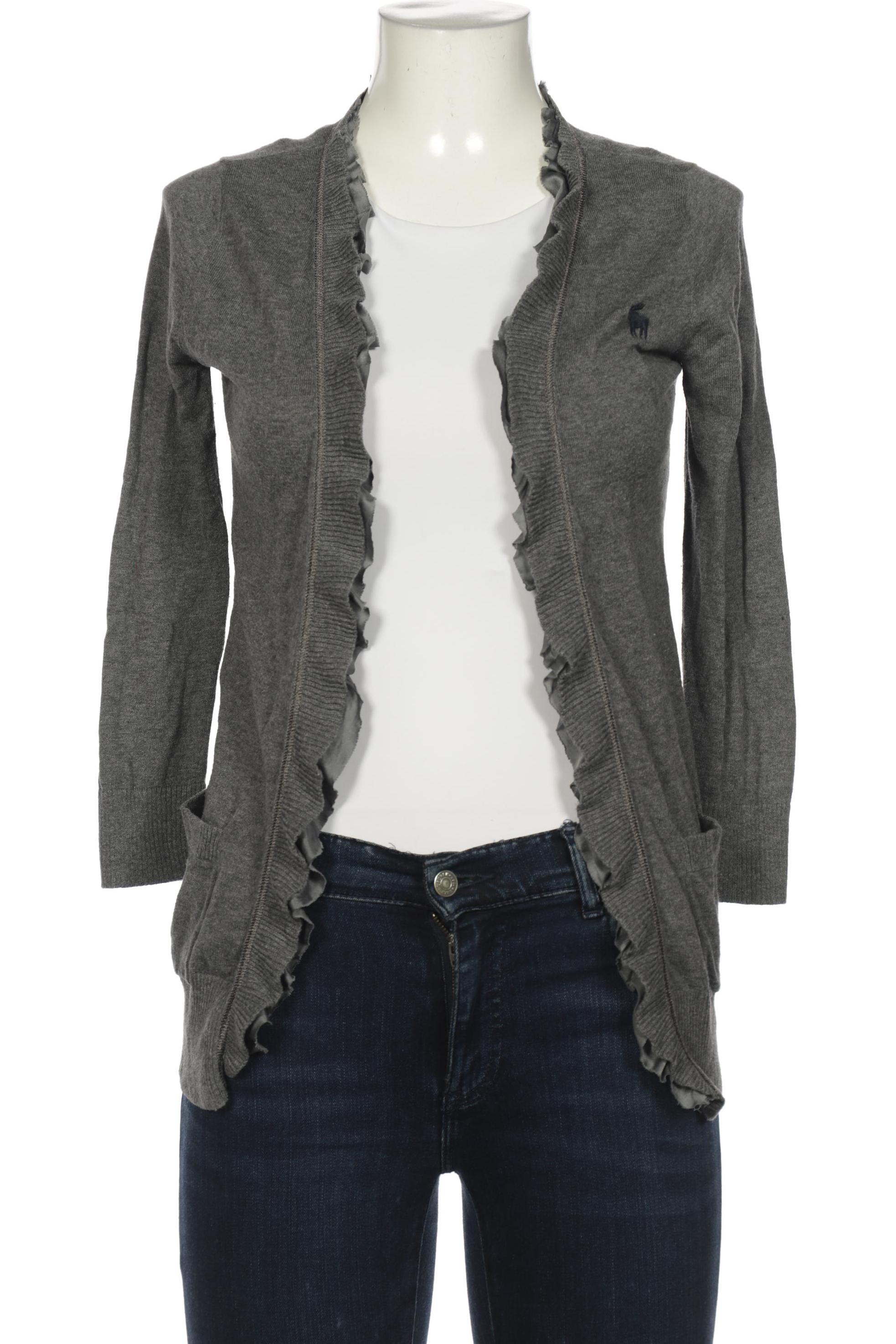 

Abercrombie & Fitch Damen Strickjacke, grau