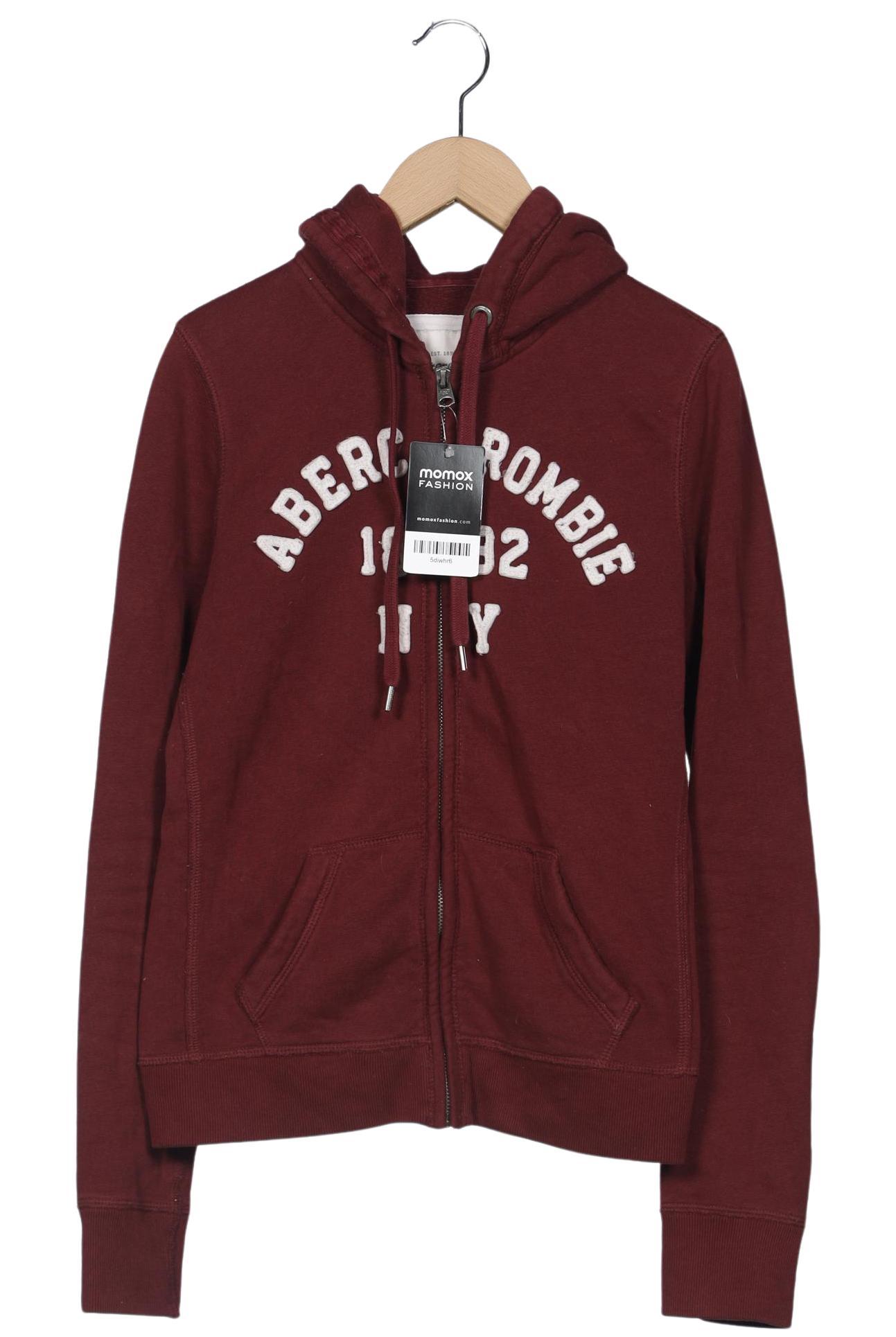 

Abercrombie & Fitch Damen Kapuzenpullover, bordeaux, Gr. 38