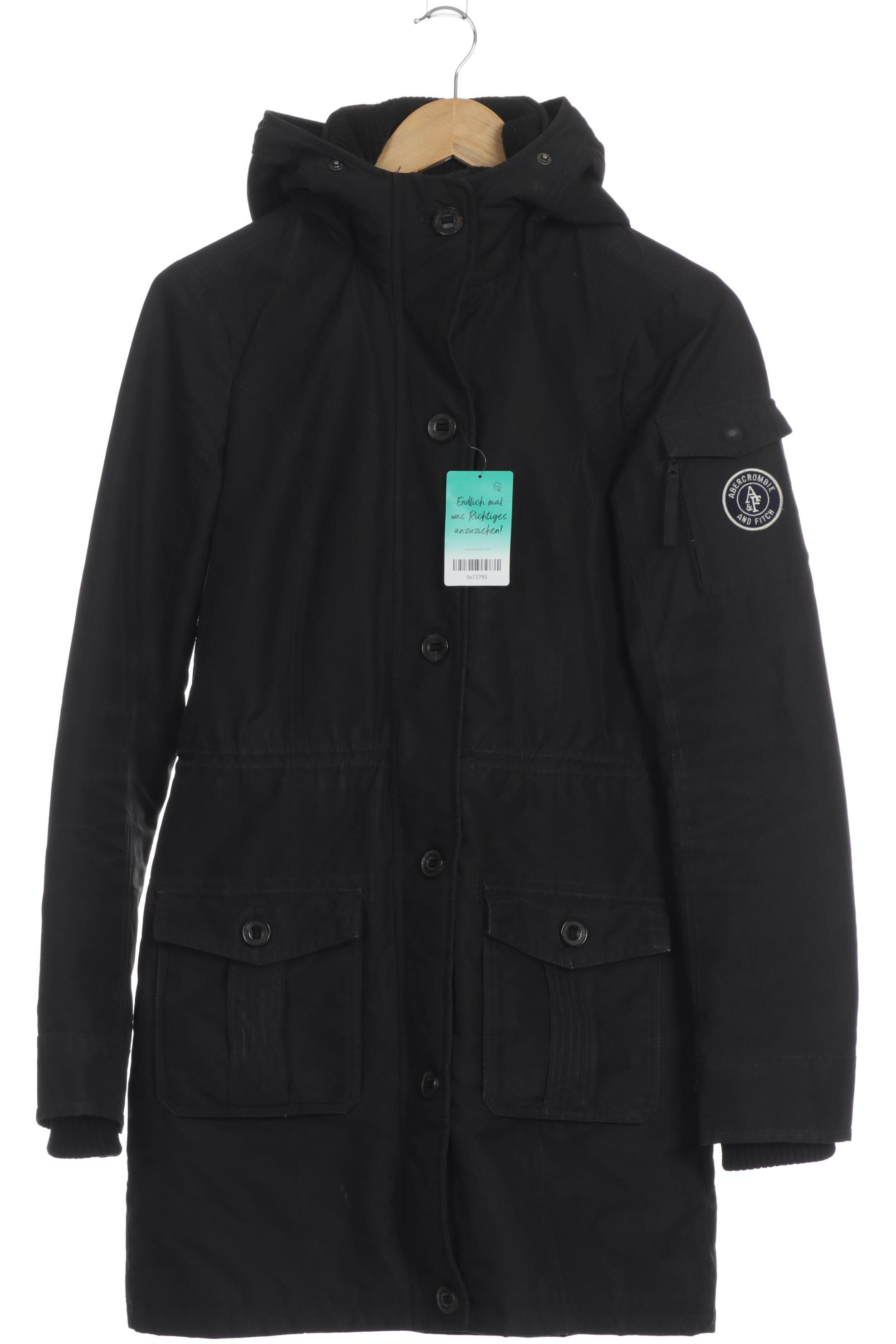 

Abercrombie & Fitch Damen Jacke, schwarz, Gr. 38