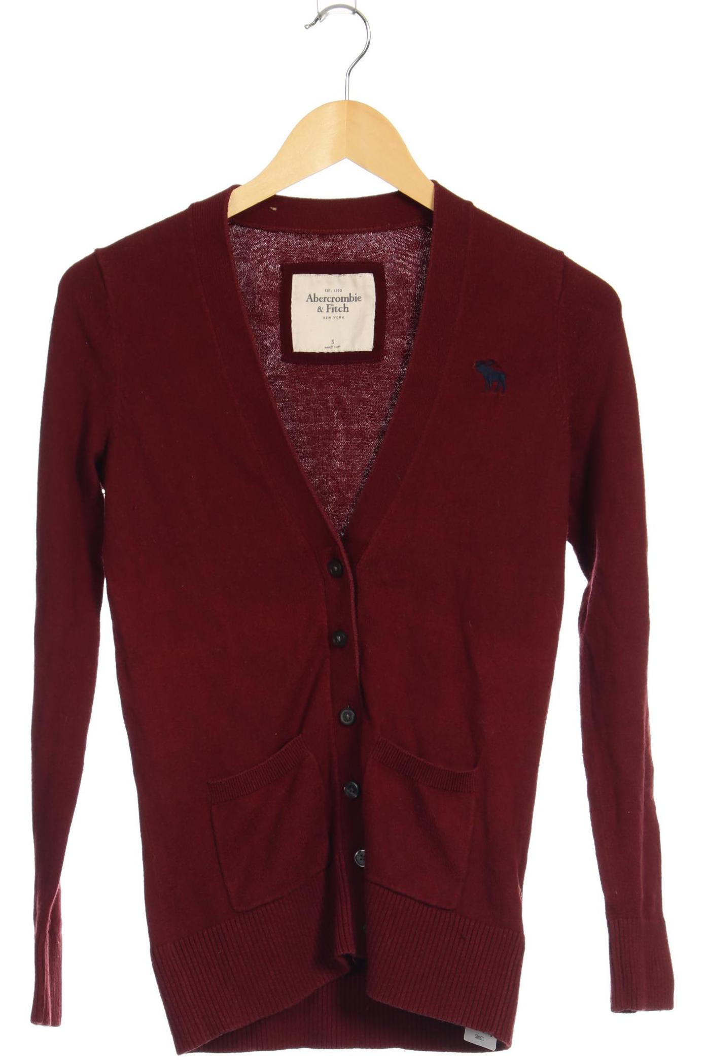 

Abercrombie & Fitch Damen Strickjacke, rot, Gr.
