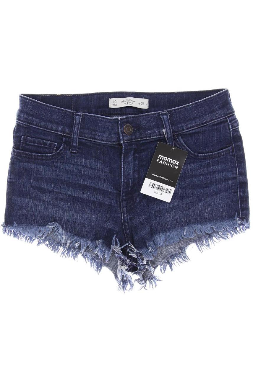 

Abercrombie & Fitch Damen Shorts, blau, Gr. 24