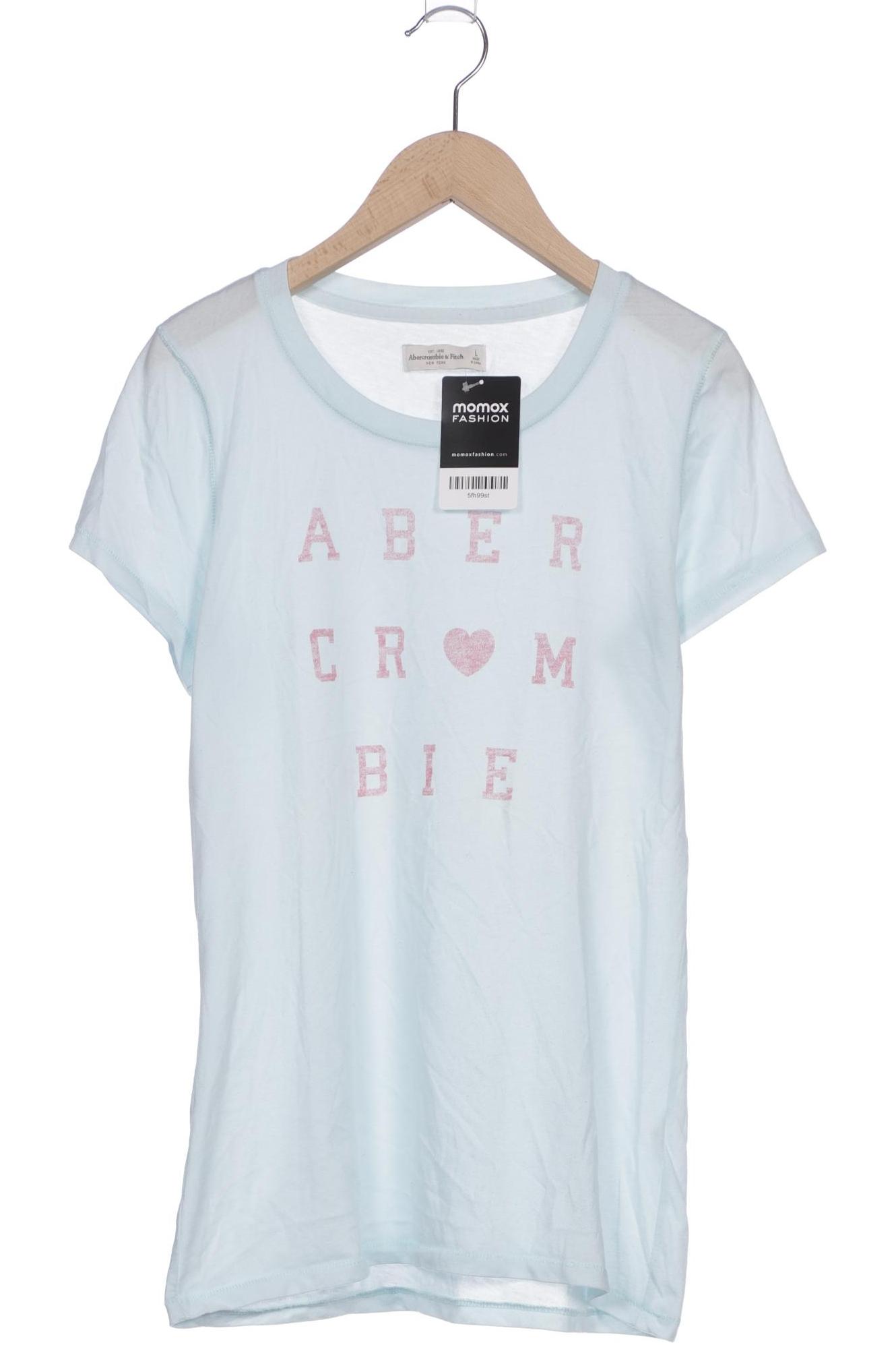 

Abercrombie & Fitch Damen T-Shirt, hellblau, Gr. 42