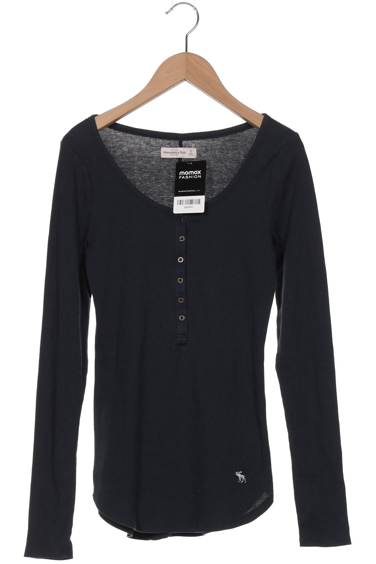 

Abercrombie & Fitch Damen Langarmshirt, marineblau, Gr. 36