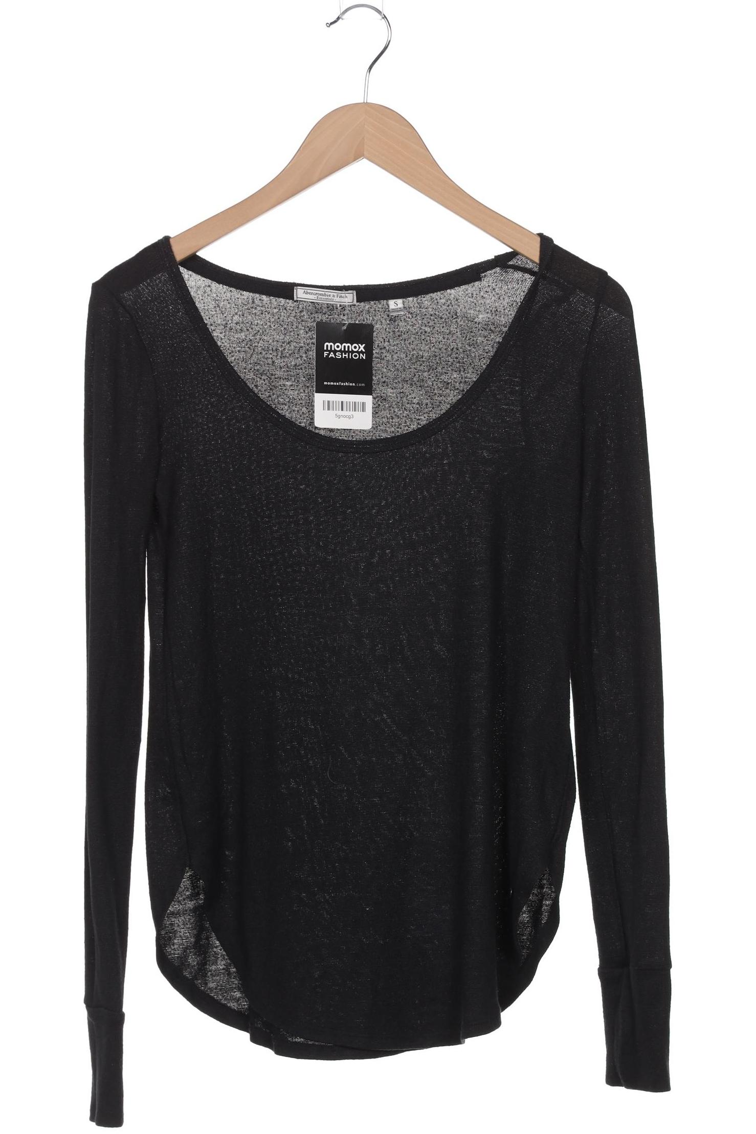 

Abercrombie & Fitch Damen Langarmshirt, schwarz, Gr. 36