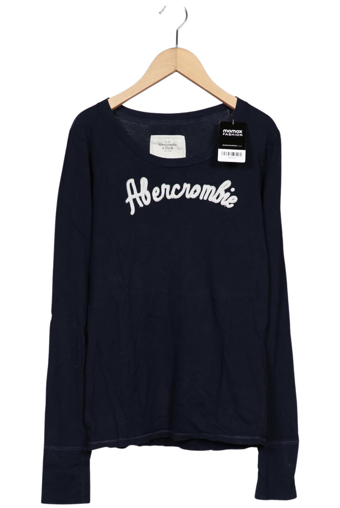 

Abercrombie & Fitch Damen Langarmshirt, marineblau, Gr. 42
