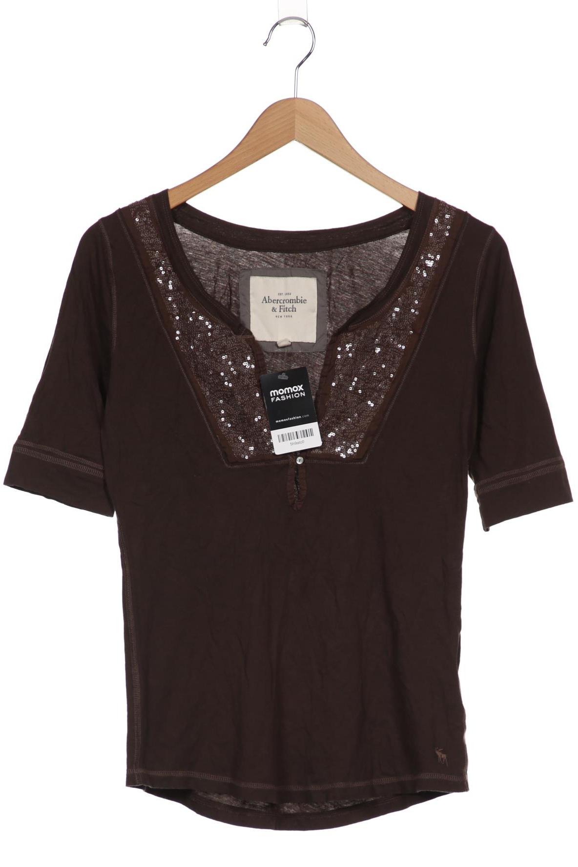 

Abercrombie & Fitch Damen Langarmshirt, braun