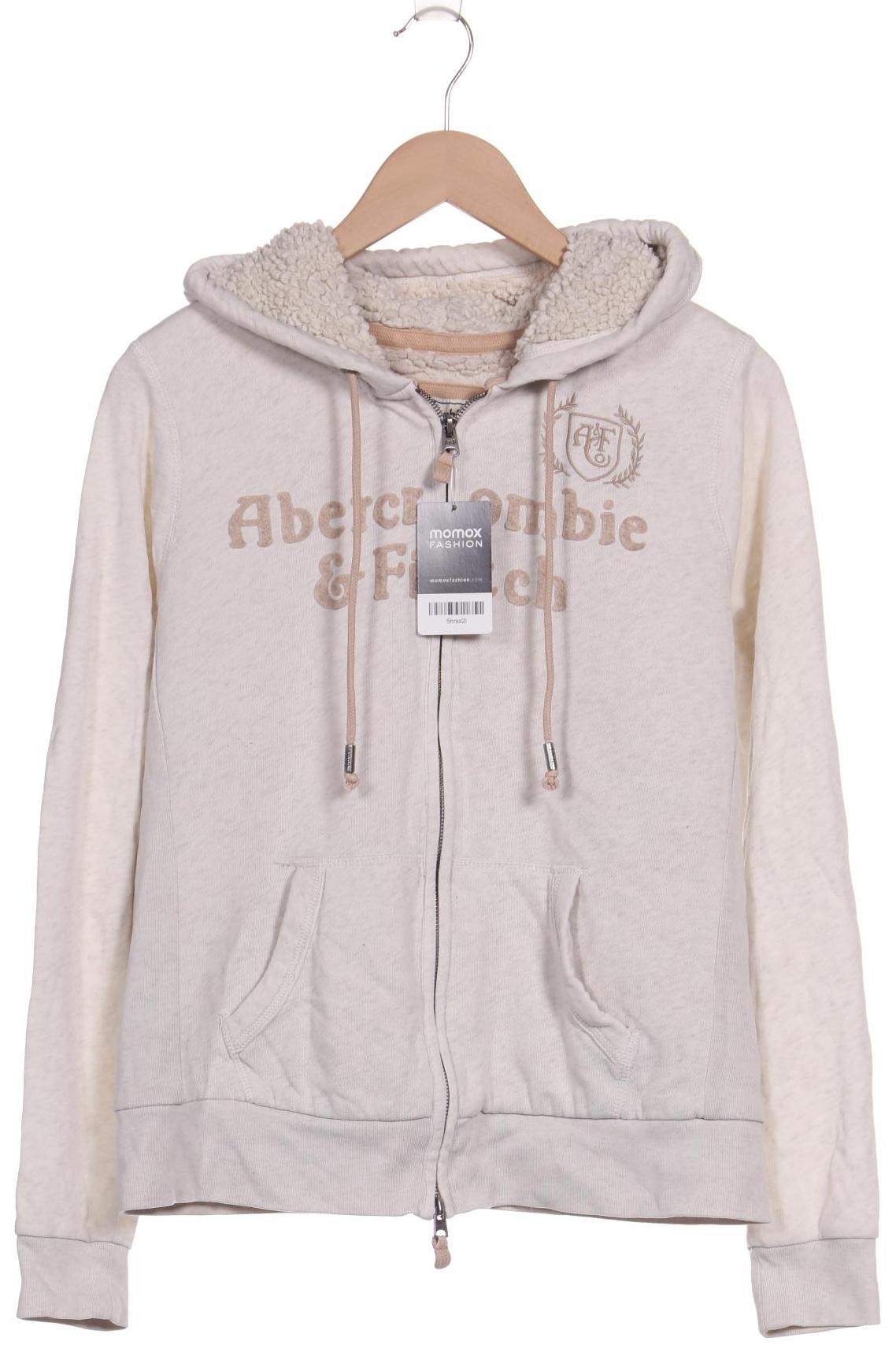 

Abercrombie & Fitch Damen Kapuzenpullover, cremeweiß, Gr. 42