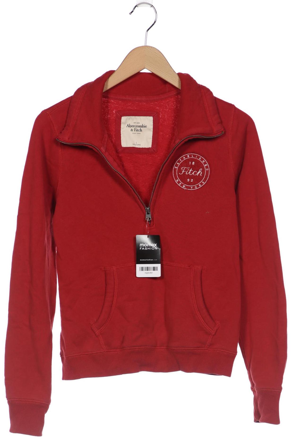 

Abercrombie & Fitch Damen Sweatshirt, rot, Gr. 42
