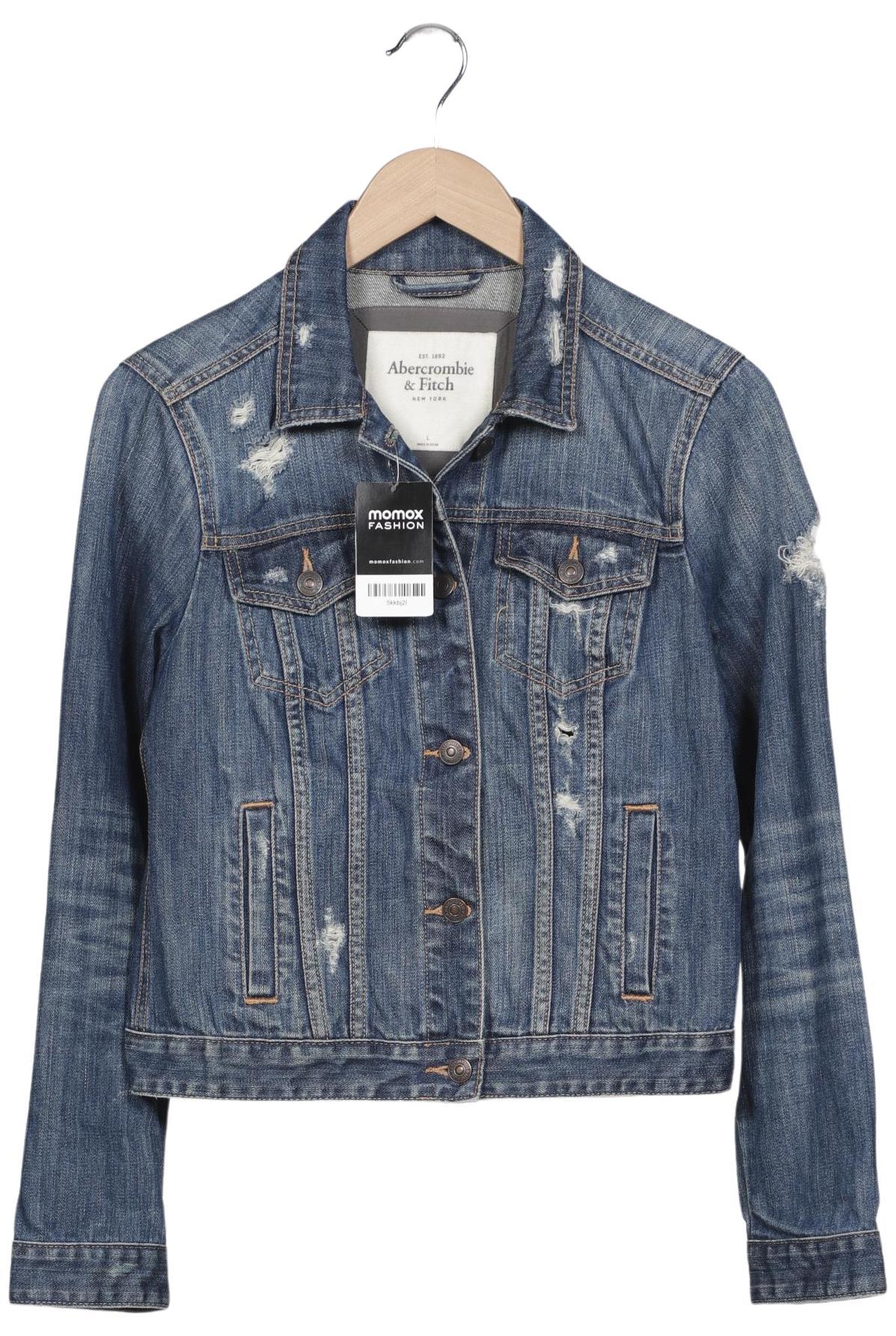

Abercrombie & Fitch Damen Jacke, blau, Gr. 42
