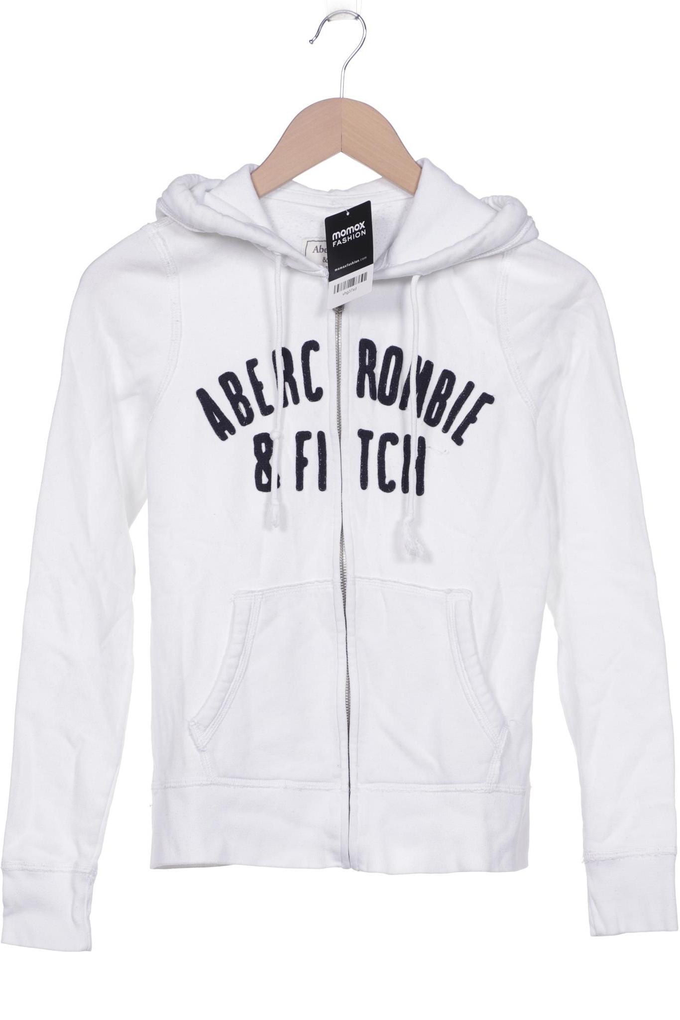

Abercrombie & Fitch Damen Kapuzenpullover, weiß, Gr. 34