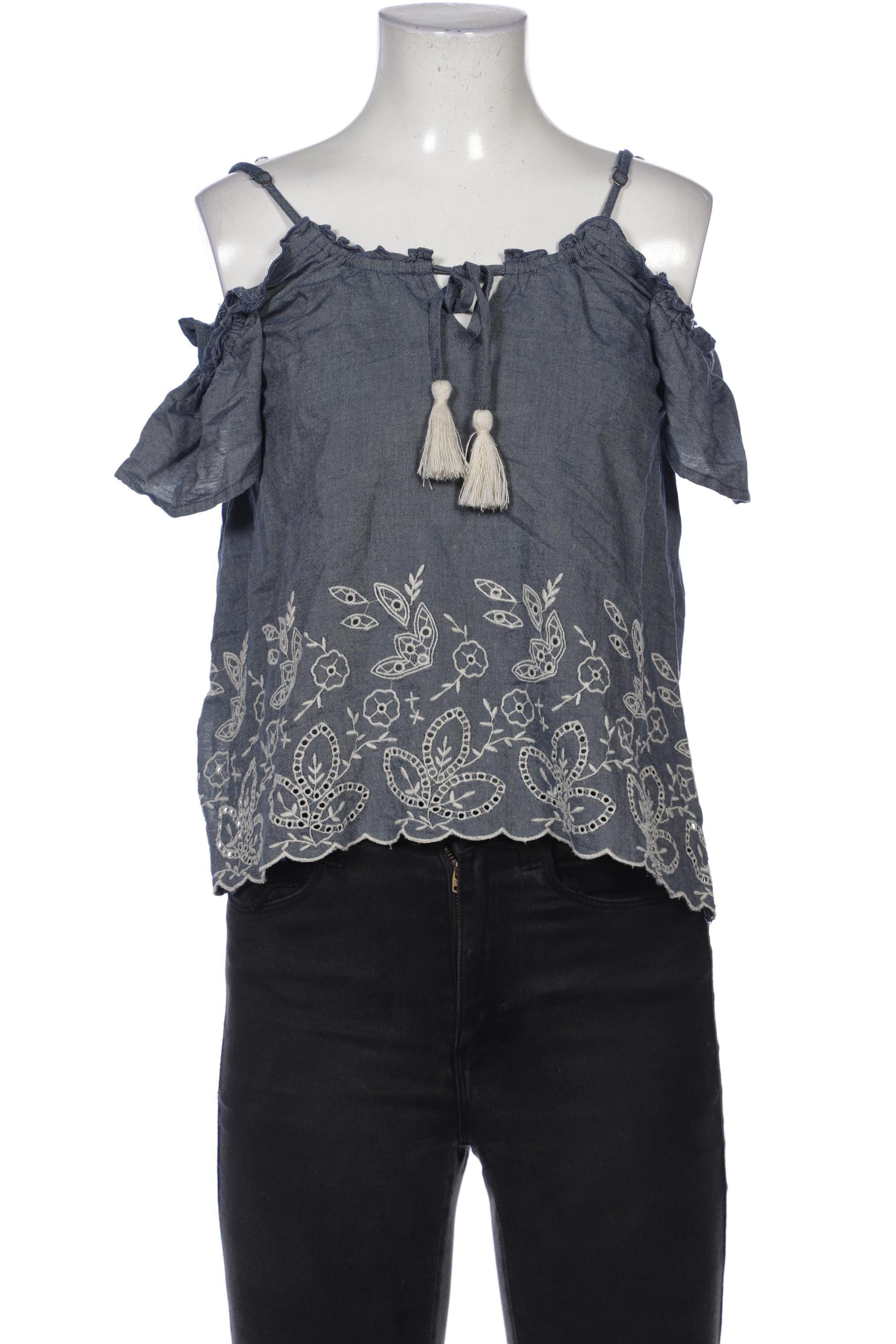 

Abercrombie & Fitch Damen Bluse, blau, Gr. 34
