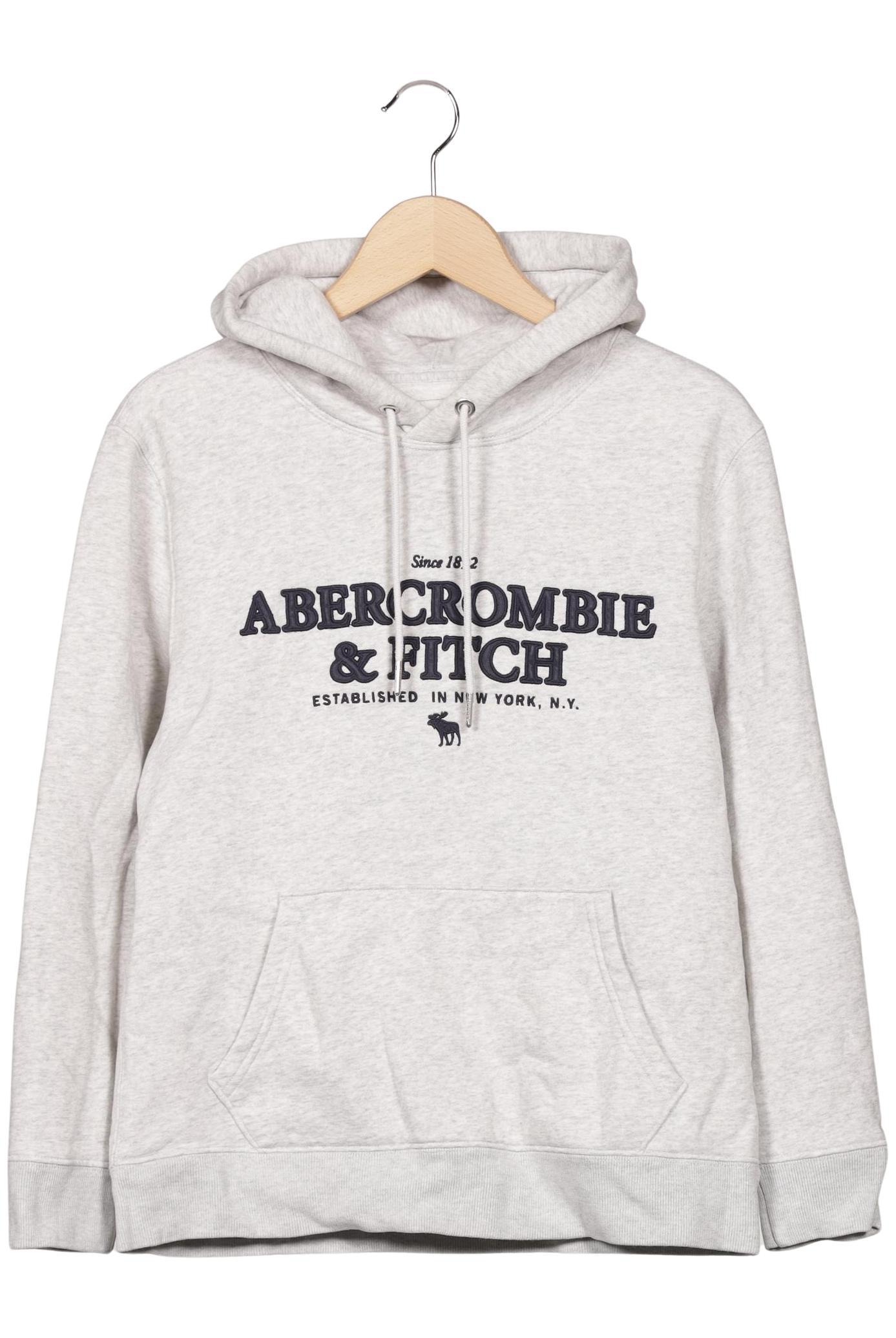 

Abercrombie & Fitch Damen Kapuzenpullover, grau, Gr. 34