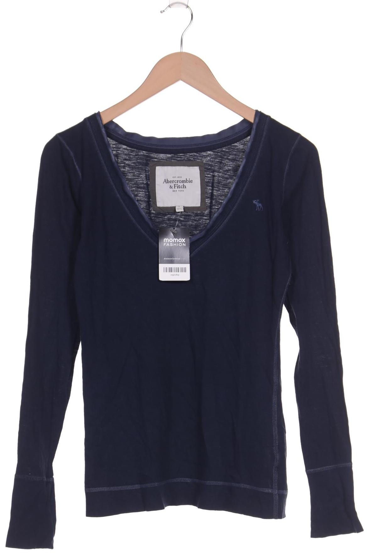 

Abercrombie & Fitch Damen Langarmshirt, marineblau, Gr. 36
