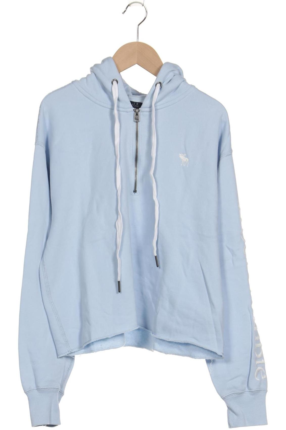 

Abercrombie & Fitch Damen Kapuzenpullover, hellblau, Gr. 36