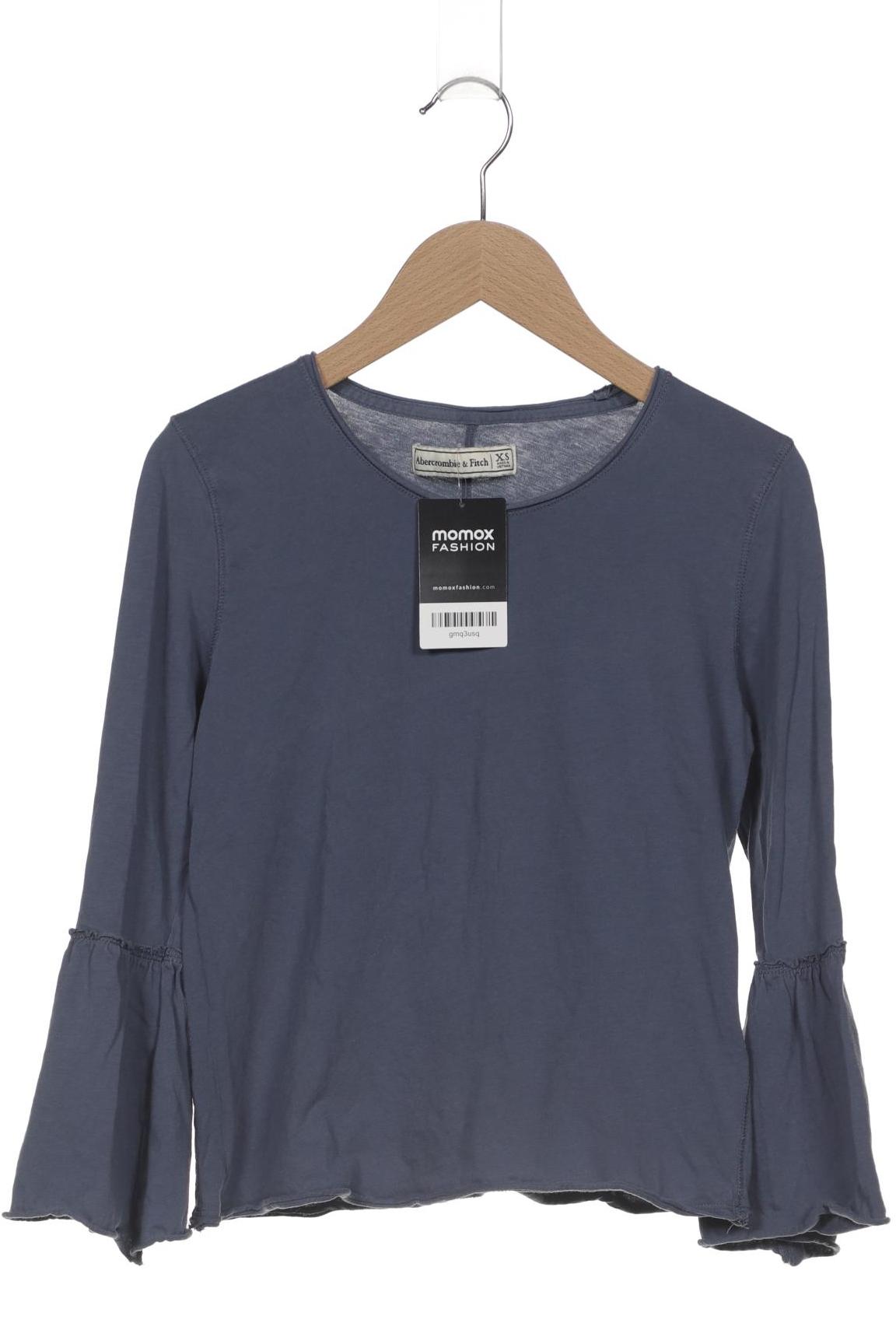 

Abercrombie & Fitch Damen Langarmshirt, marineblau, Gr. 34