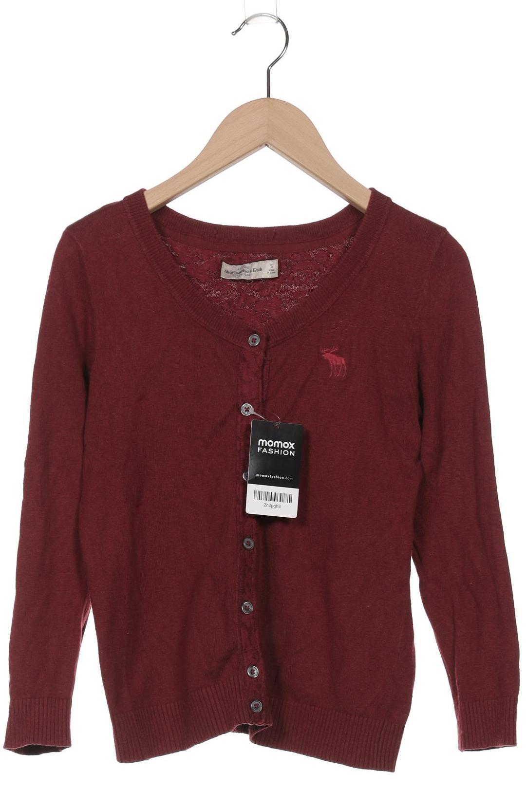 

Abercrombie & Fitch Damen Strickjacke, bordeaux, Gr. 36