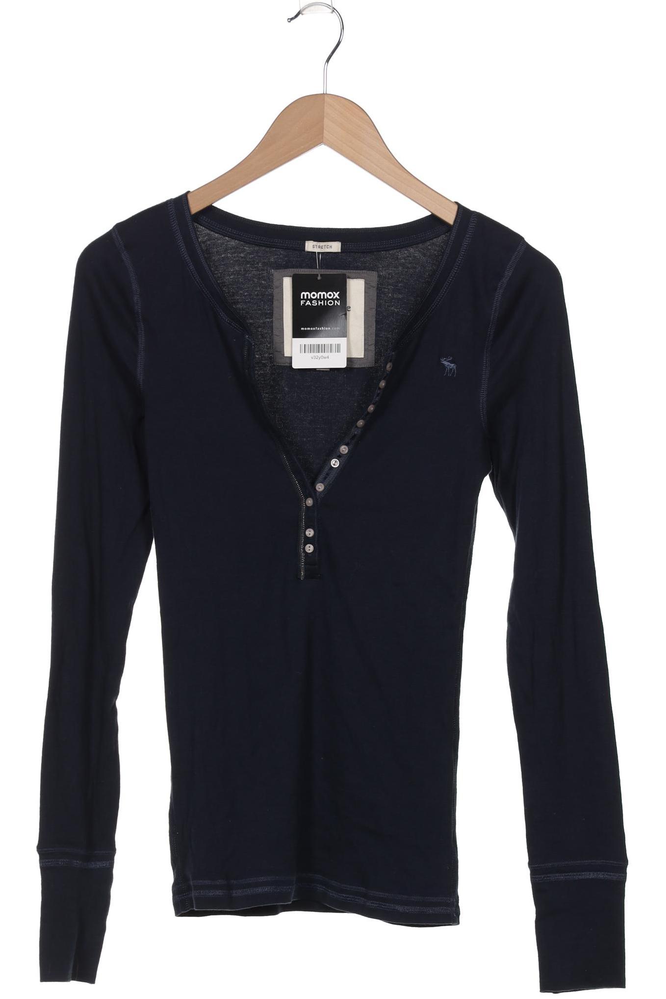

Abercrombie & Fitch Damen Langarmshirt, marineblau, Gr. 42