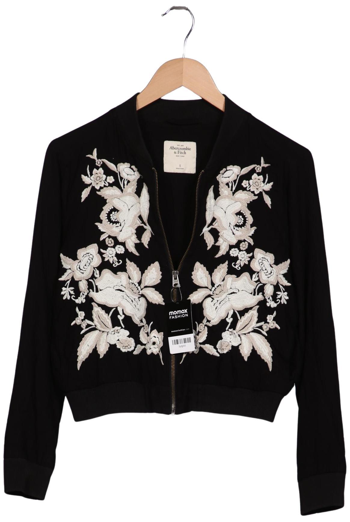 

Abercrombie & Fitch Damen Jacke, schwarz, Gr. 36